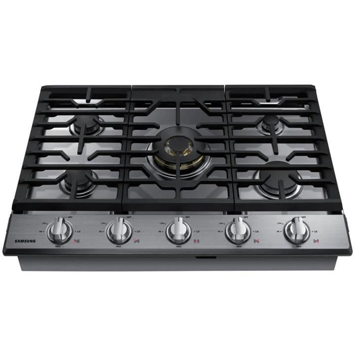 Samsung 30-inch Built-In Gas Cooktop with Wi-Fi Connectivity NA30N7755TS/AA - Image 2