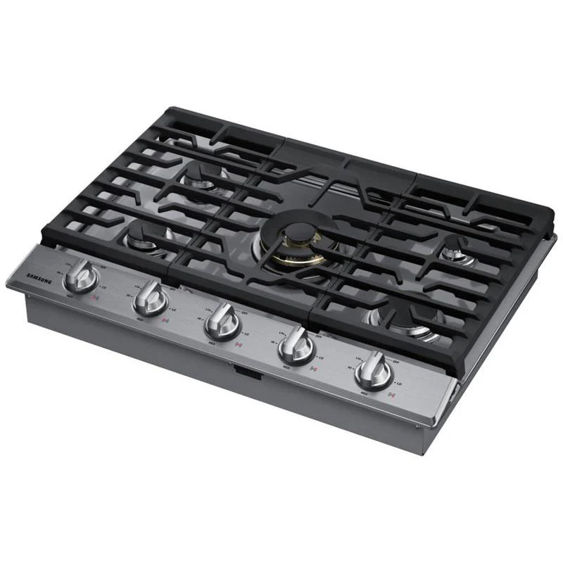 Samsung 30-inch Built-In Gas Cooktop with Wi-Fi Connectivity NA30N7755TS/AA - Image 3
