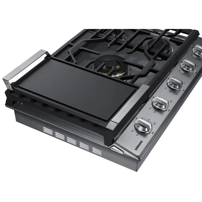 Samsung 30-inch Built-In Gas Cooktop with Wi-Fi Connectivity NA30N7755TS/AA - Image 6