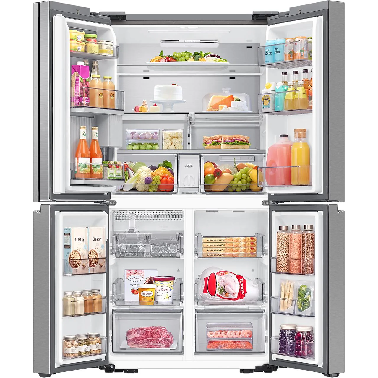 Samsung 36-inch, 23 cu. ft Counter-Depth French 4-Door Refrigerator RF23DG9600SRAC - Image 6