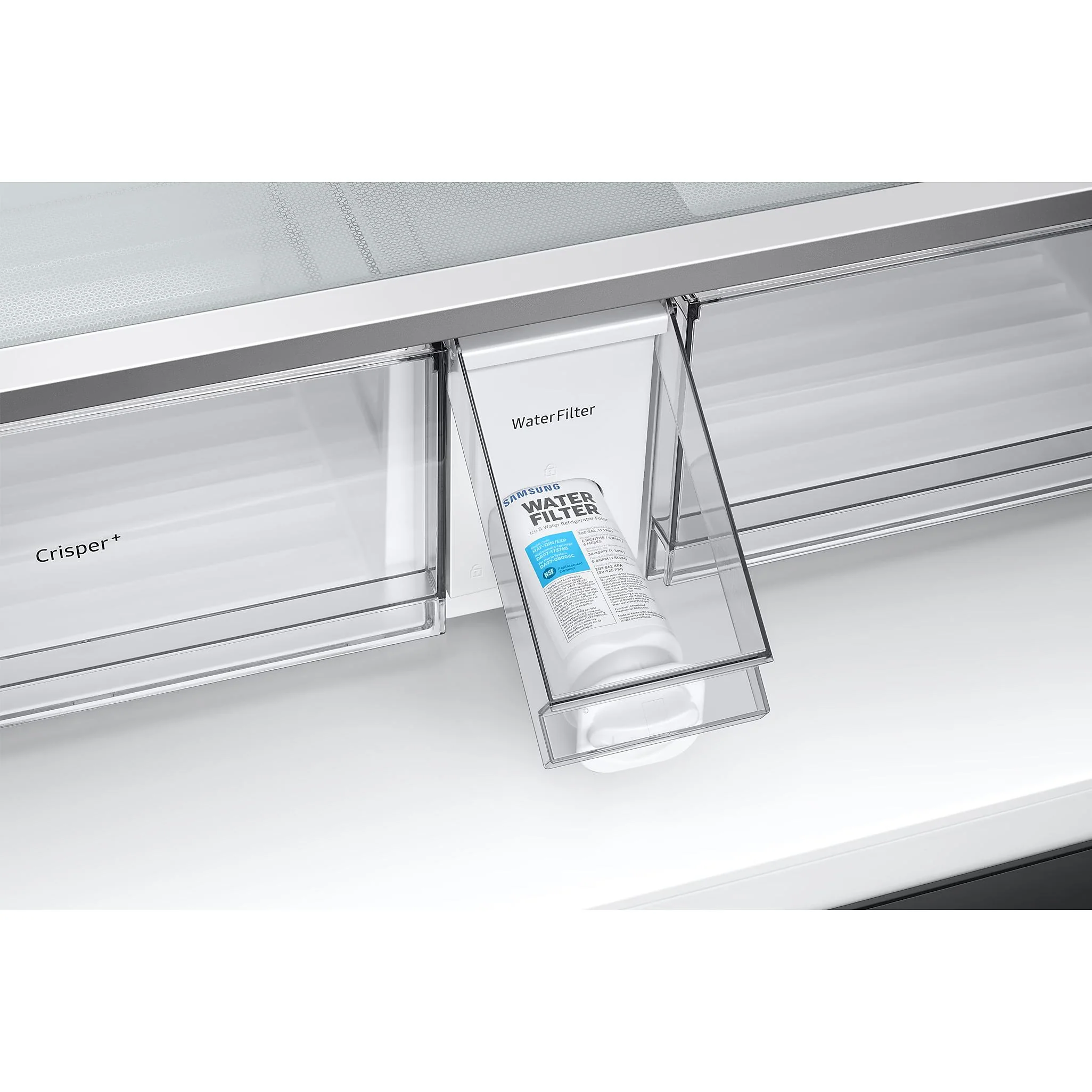 Samsung 36 Inch 23 Cu.Ft. Bespoke AI Counter Depth 4-Door French Door Refrigerator RF90F23BECRAA - Image 11