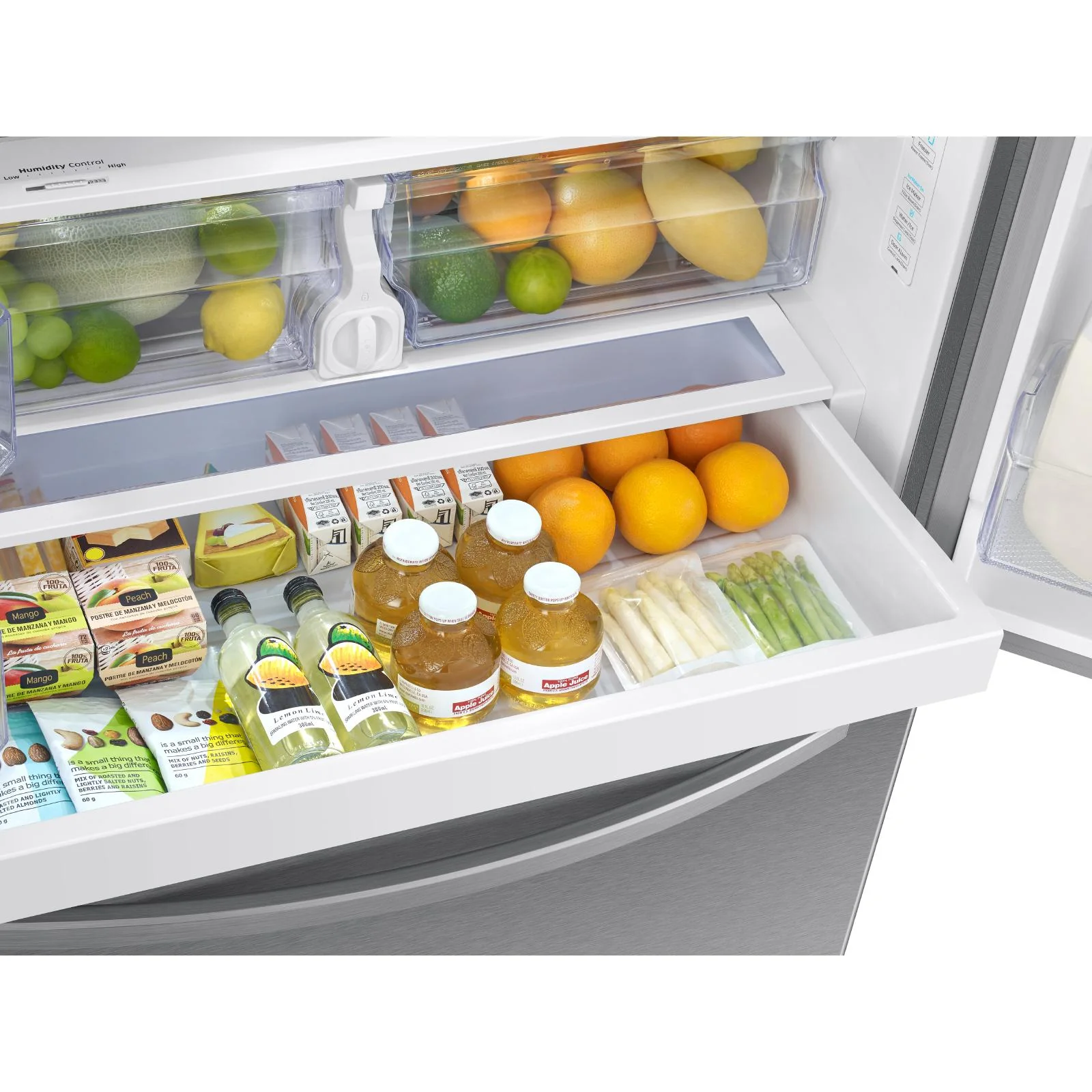 Samsung 36-inch, 27 cu.ft. French 3-Door Refrigerator with Water and Ice dispenser System RF27T5201SR/AA - Image 11