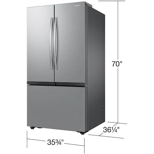 Samsung 36-inch, 32 cu. ft. French 3-Door Refrigerator with Dual Auto Ice Maker RF32CG5100SRAA - Image 9