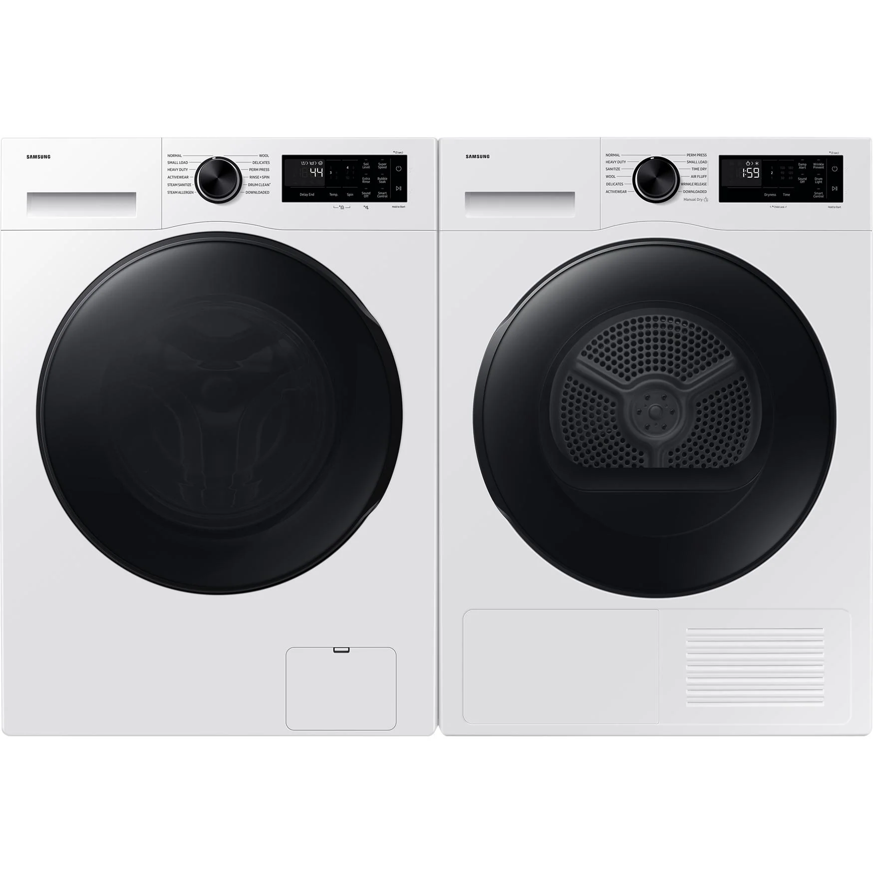 Samsung 5000 Series Compact Electric Dryer with Heat Pump Drying DV25FG50B0BE/AC - Image 10