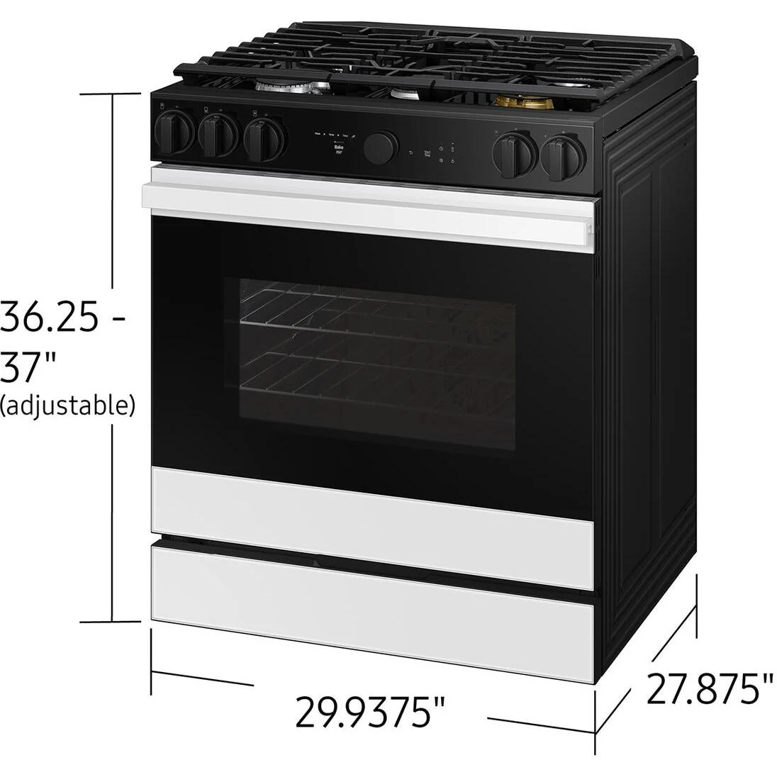 Samsung 6.0 cu. ft. Bespoke Smart Slide-In Gas Range NSG6DB870012/AA - Image 12