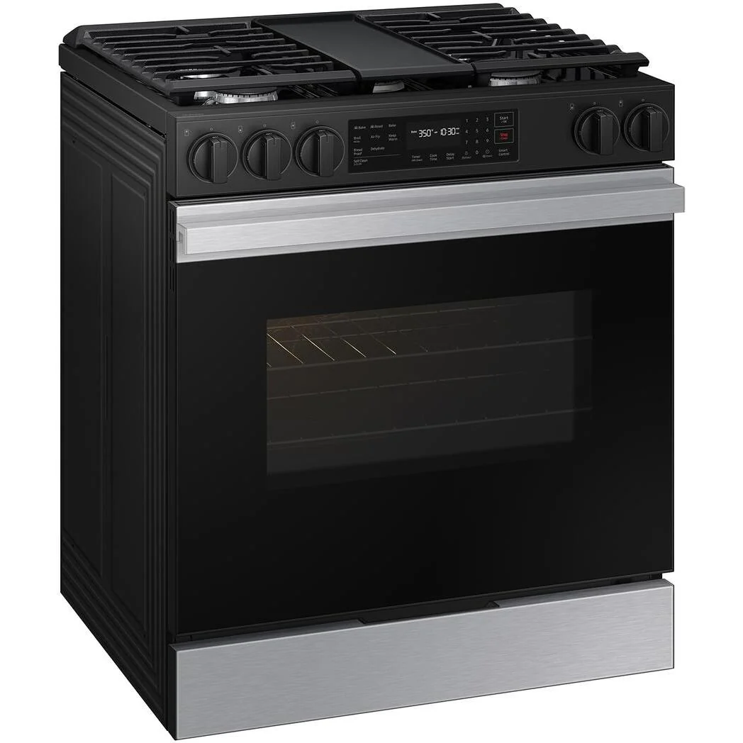 Samsung 6.0 cu. ft. Bespoke Smart Slide-In Gas Range NSG6DG8300SR/AA - Image 10