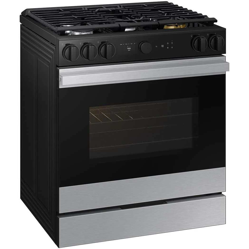 Samsung 6.0 cu. ft. Bespoke Smart Slide-In Gas Range NSG6DG8500SR/AA - Image 11