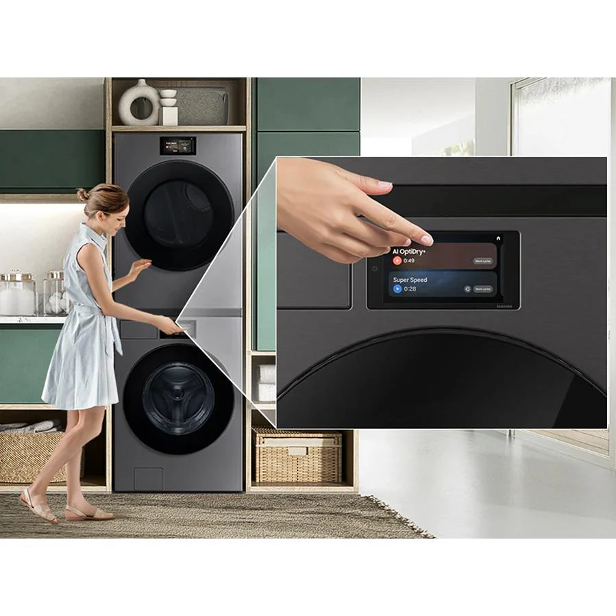 Samsung 6.1 Cu.Ft. F90 Series Bespoke AI Front Load Washer with AI Fabric Sensing WF90F53ADSA5 - Image 17