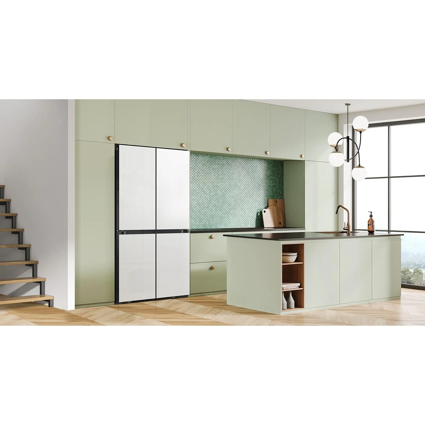 Samsung Bespoke 36-inch, 22.5 cu. ft. Counter Depth 4-Door Refrigerator with Beverage Center™ RF23DB960012AA - Image 14
