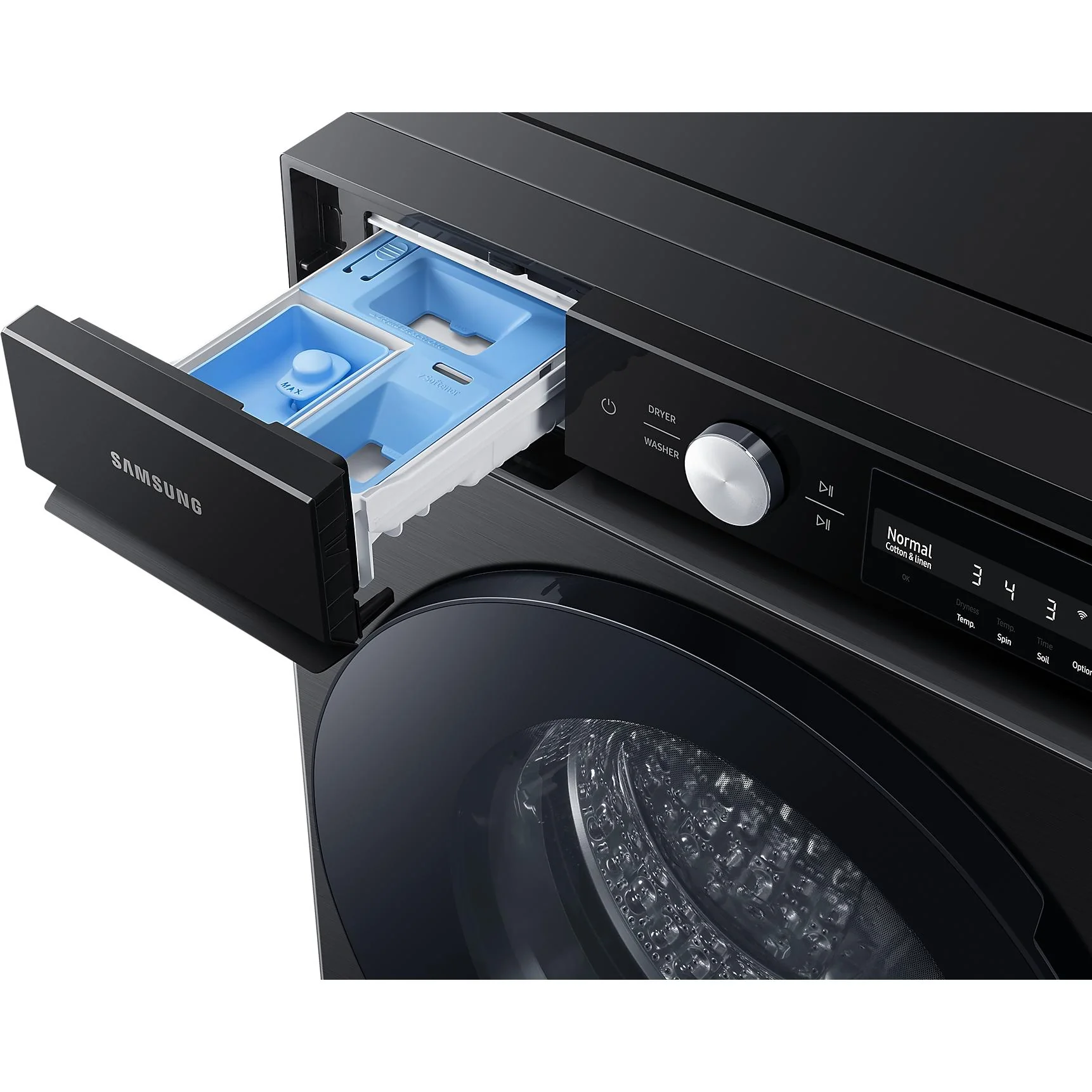 Samsung Bespoke 5.3 cu. ft. Large Capacity Washer with Super Speed and AI Smart Dial WF46BB6700AVUS - Image 7