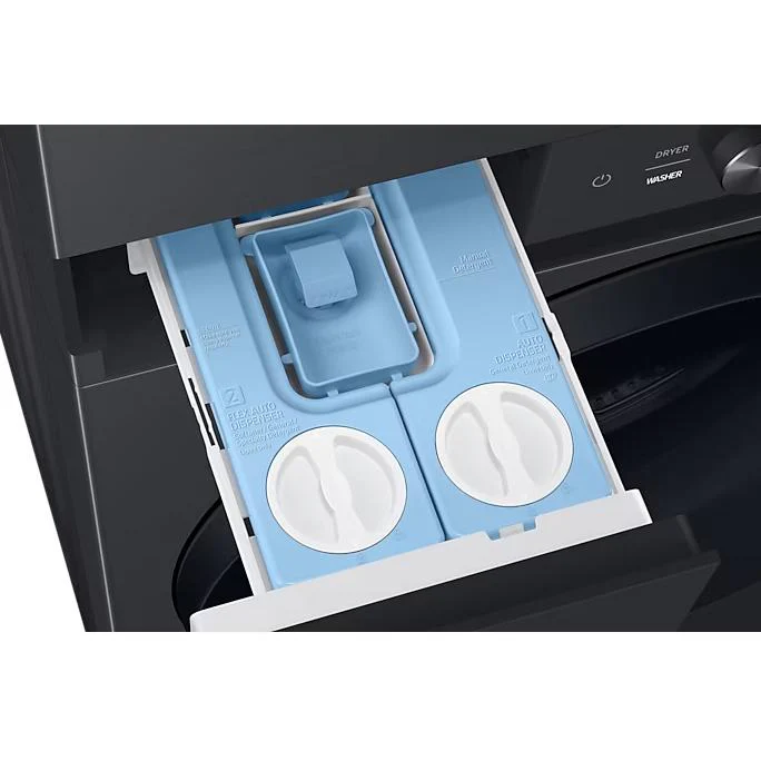 Samsung Bespoke 5.3 cu. ft. Stacked Washer/Dryer Electric Laundry Center Hub with Auto Dispenser WH46DBH550EVAC - Image 15