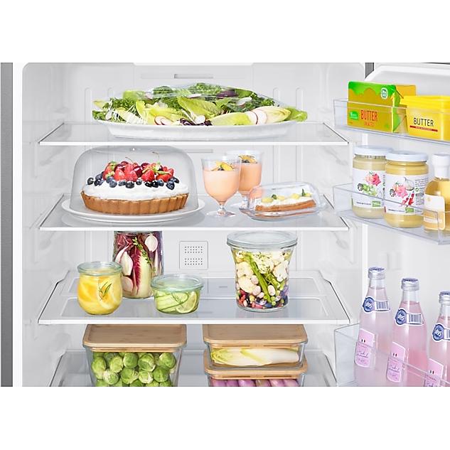 Samsung 28-inch, 15 cu. ft. Counter-Depth Bottom Freezer Refrigerator with SmartThings AI Energy Mode RB15DG6000SRAA - Image 5