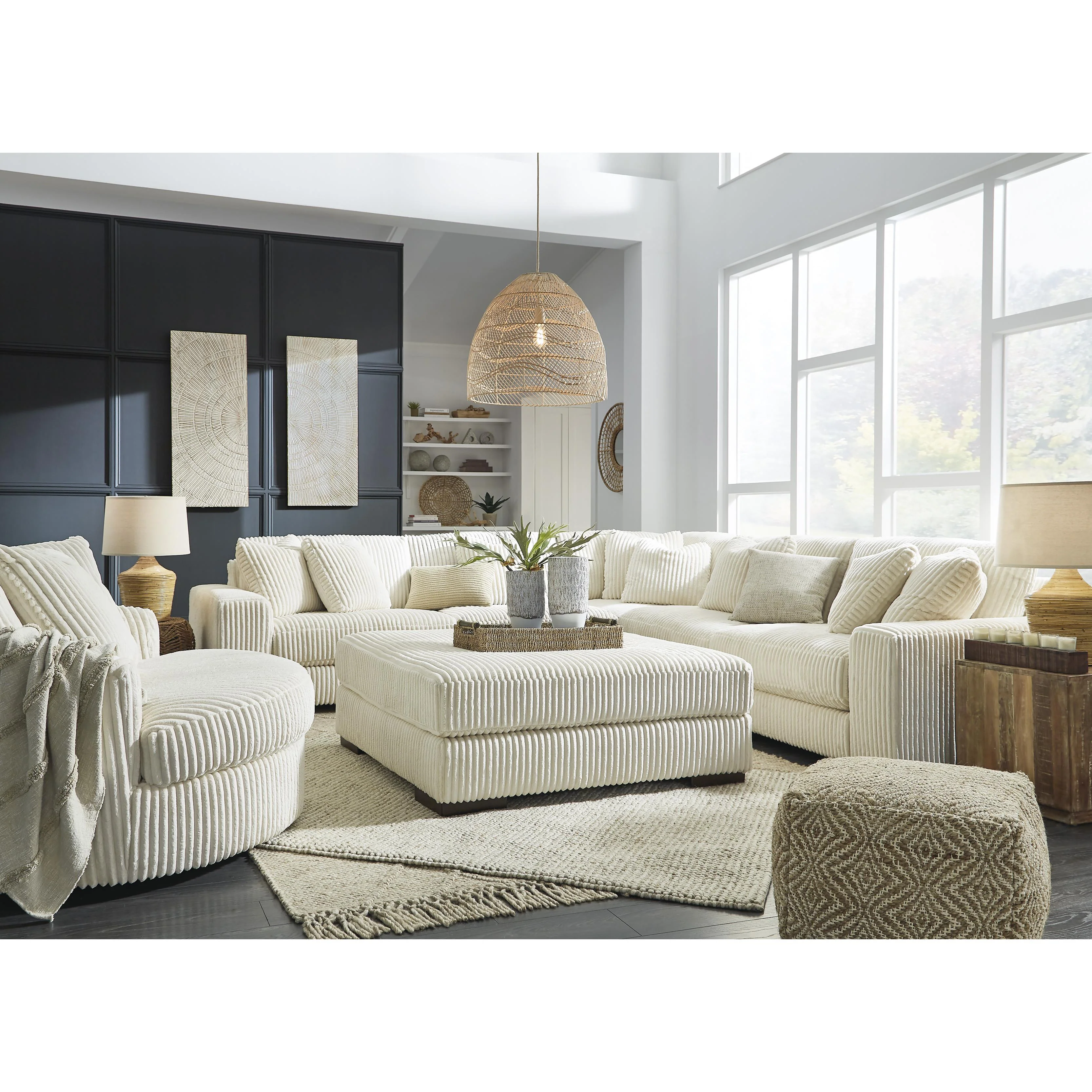 Signature Design by Ashley Lindyn 2110421 Oversized Swivel Accent Chair - Image 16