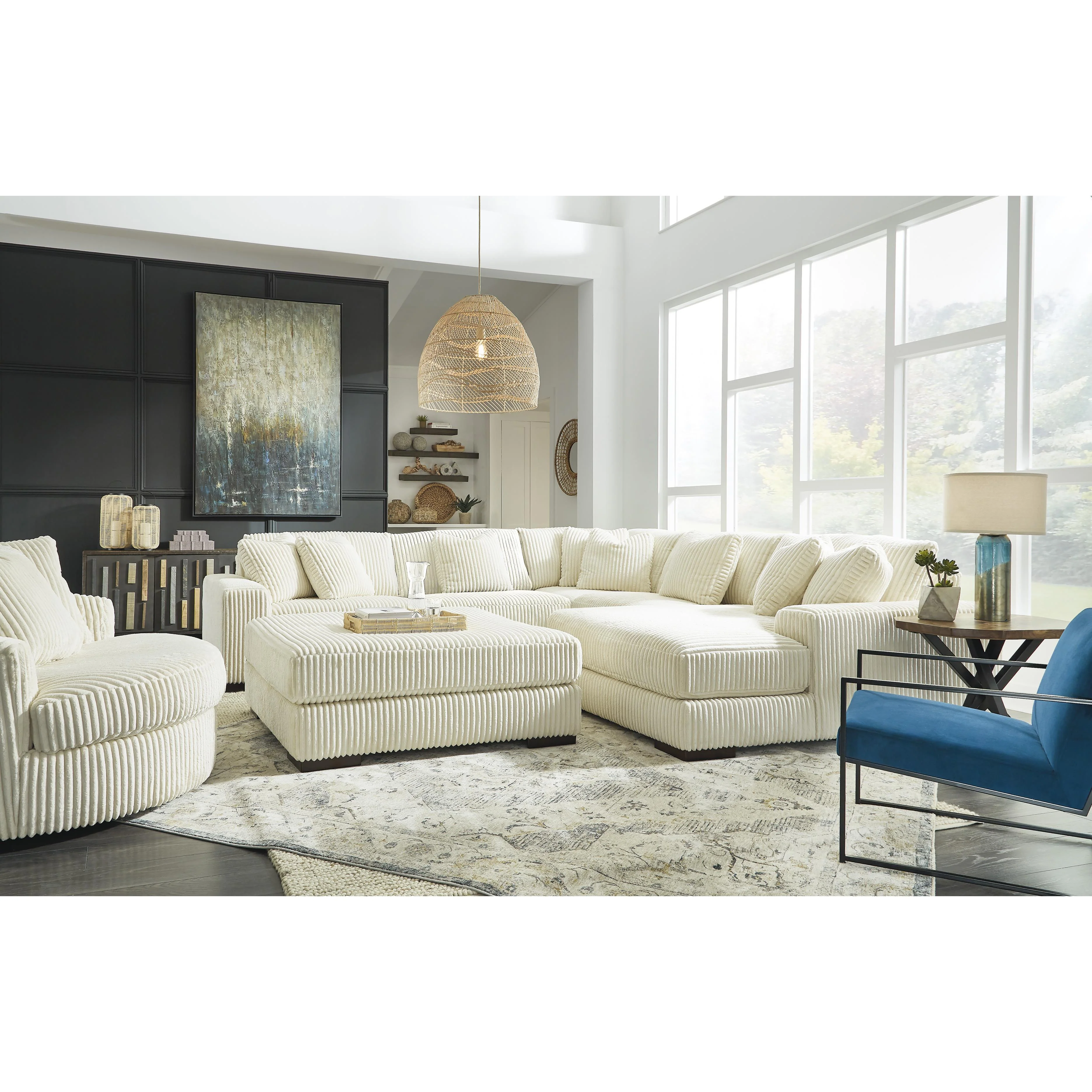 Signature Design by Ashley Lindyn 2110421C Oversized Swivel Accent Chair - Image 9