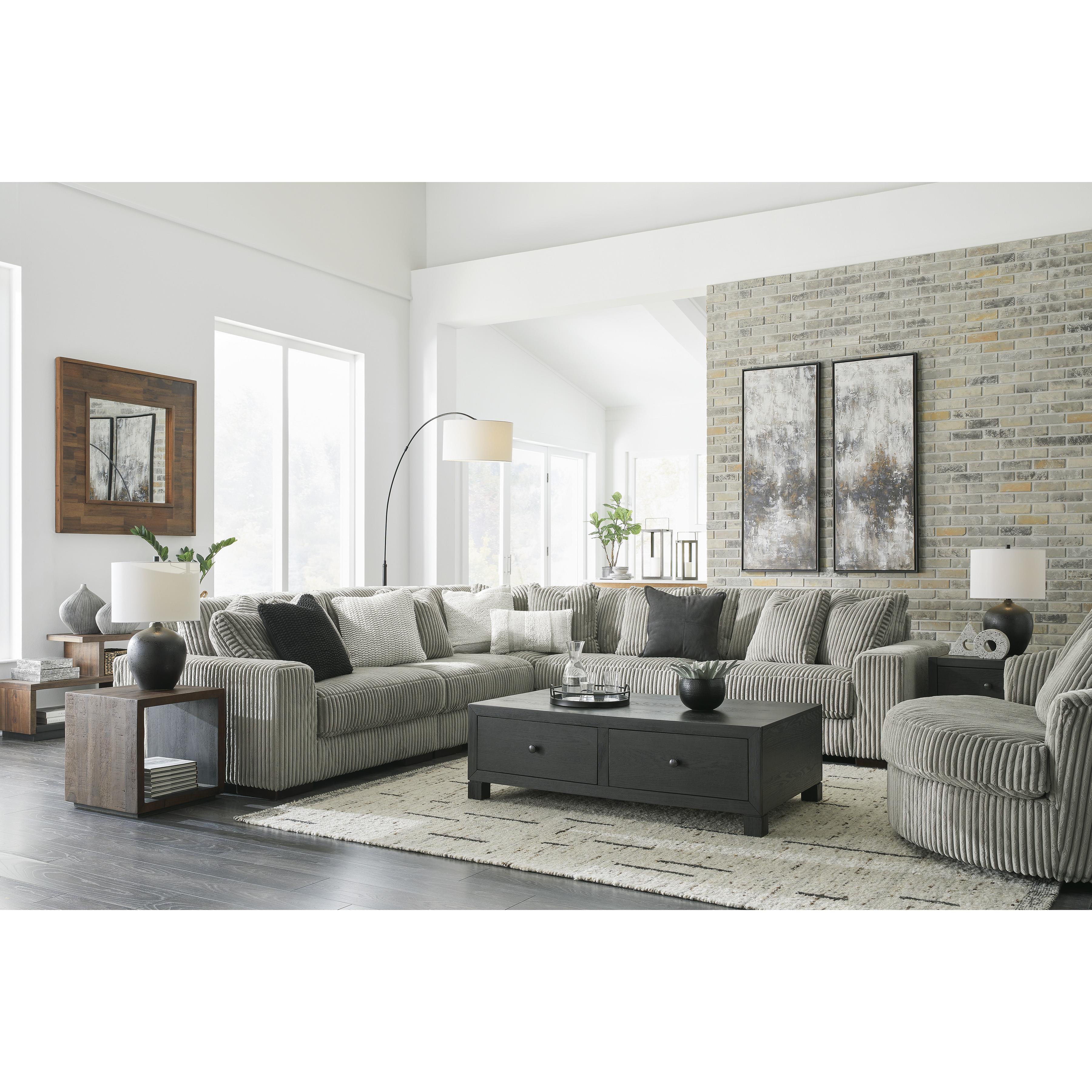 Signature Design by Ashley Lindyn 2110521 Oversized Swivel Accent Chair - Image 7