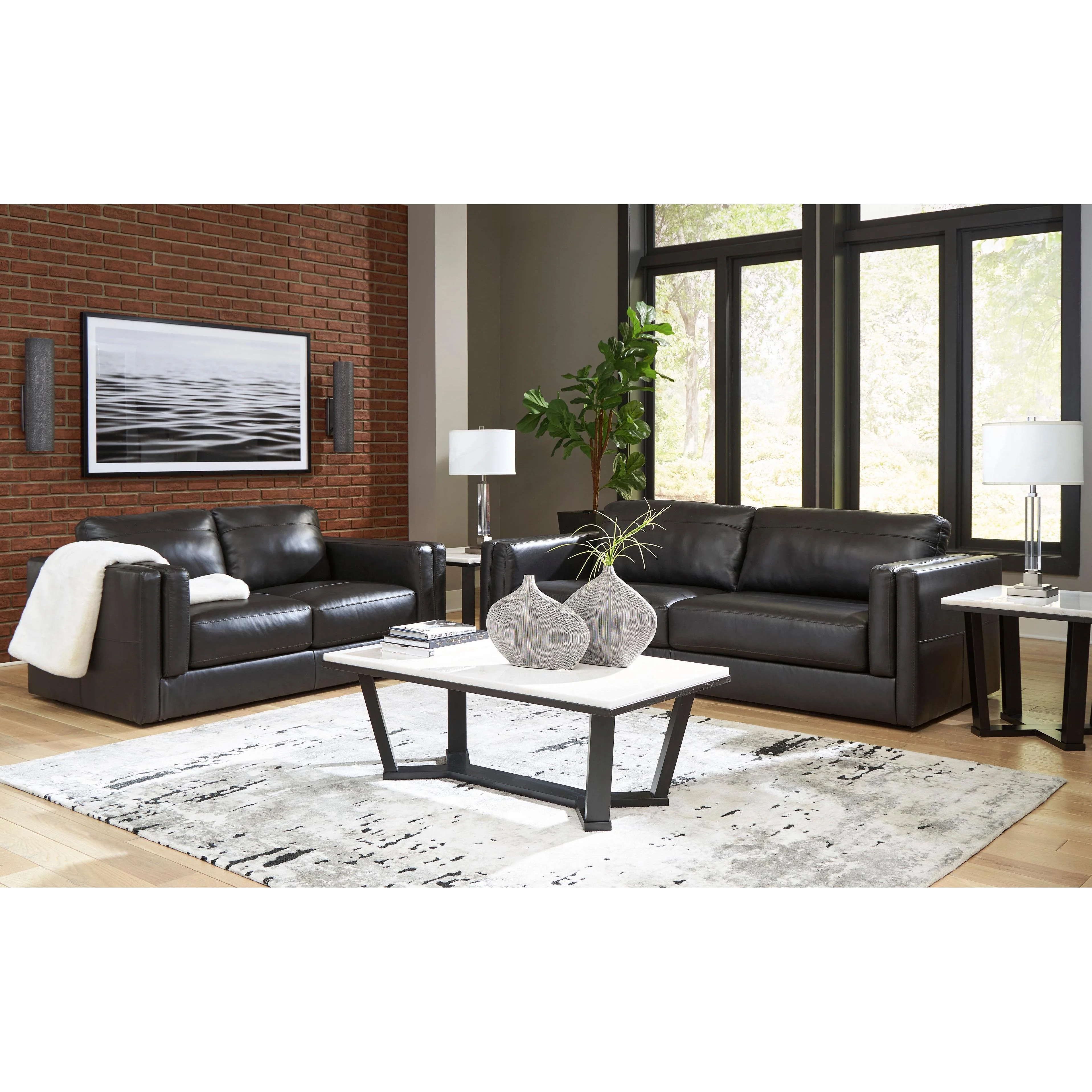 Signature Design by Ashley Amiata 57405U1 2 pc Living Room Set