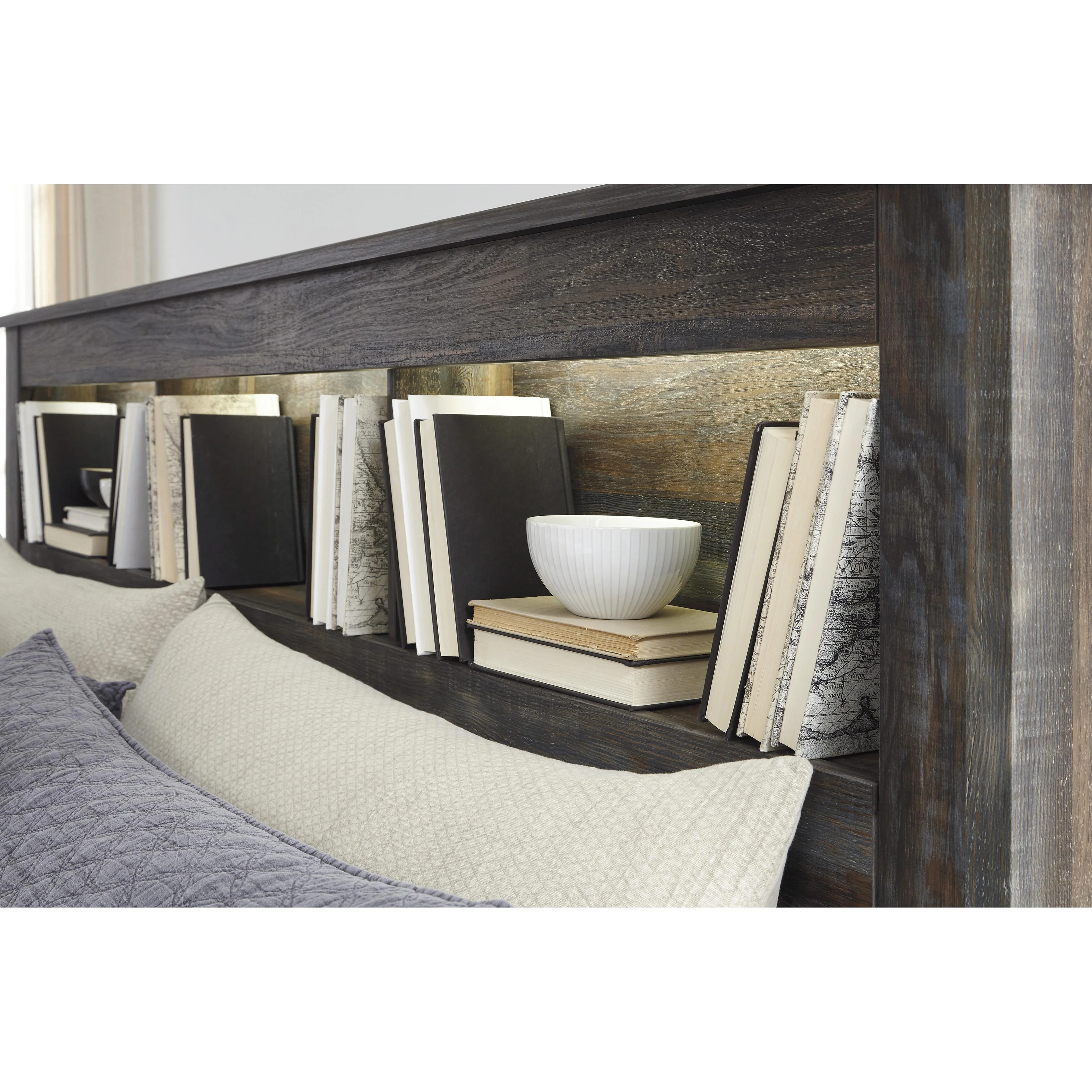Signature Design by Ashley Drystan B211-65 Queen Bookcase Headboard - Image 4