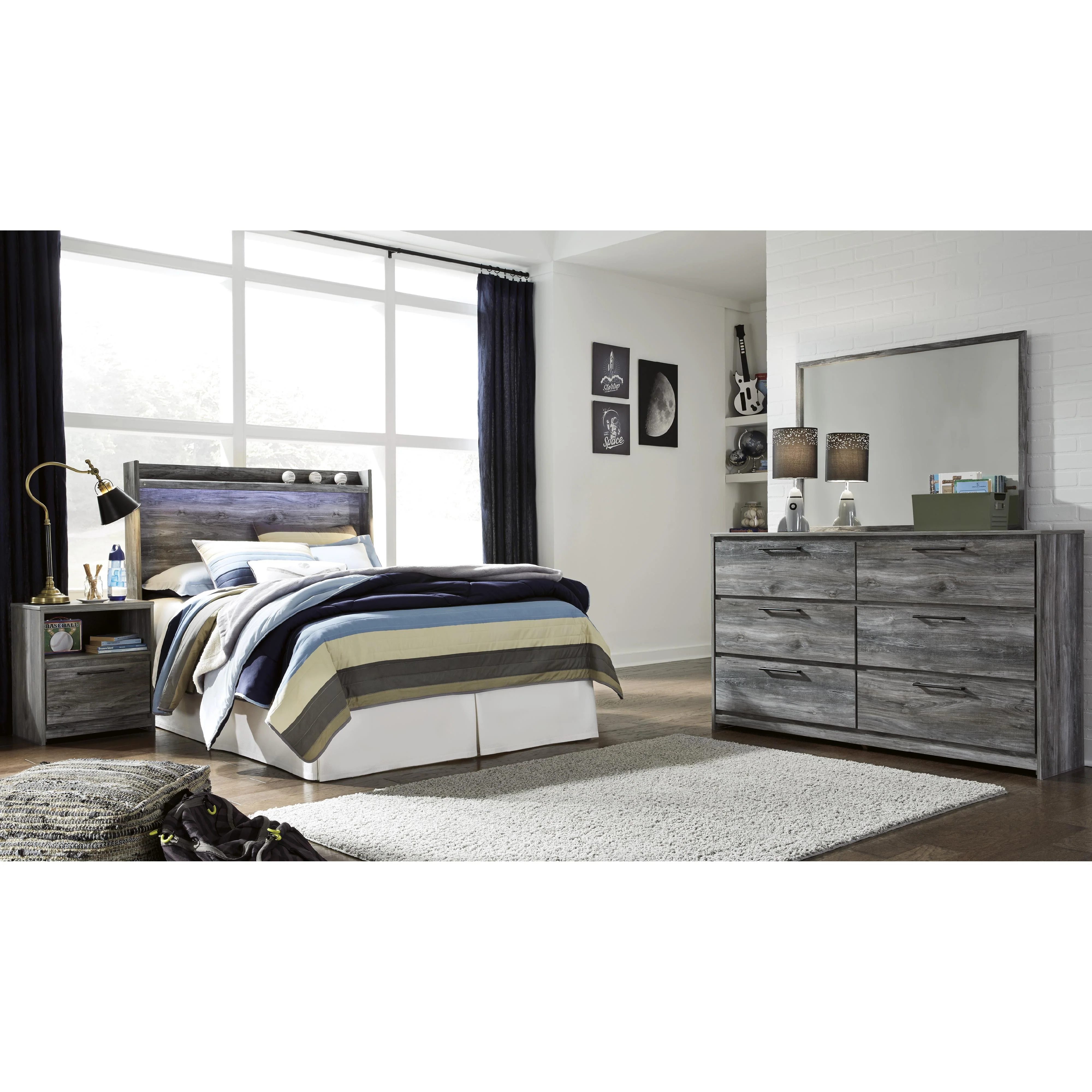Signature Design by Ashley Baystorm B221-87 Full Panel Headboard - Image 5