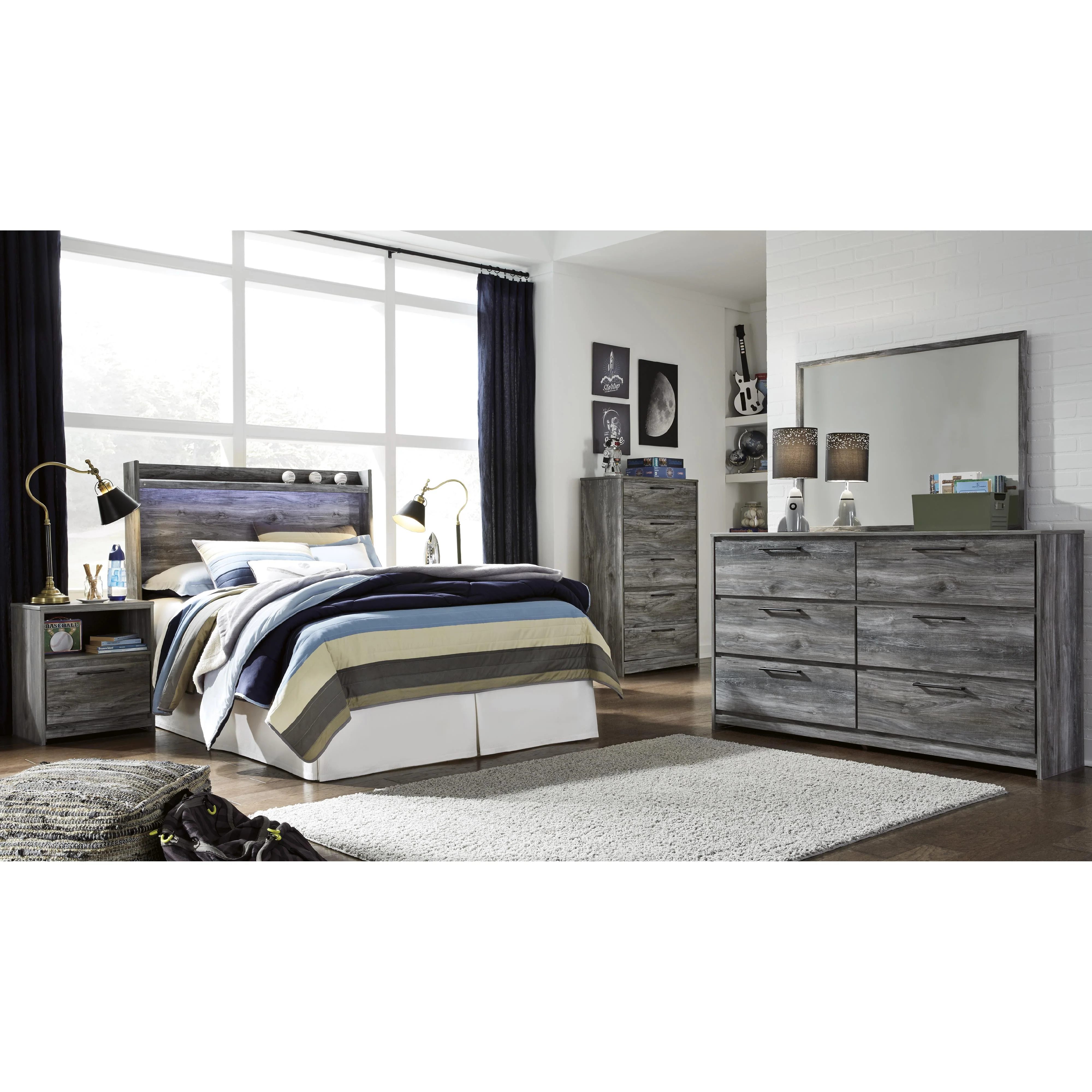 Signature Design by Ashley Baystorm B221-87 Full Panel Headboard - Image 7