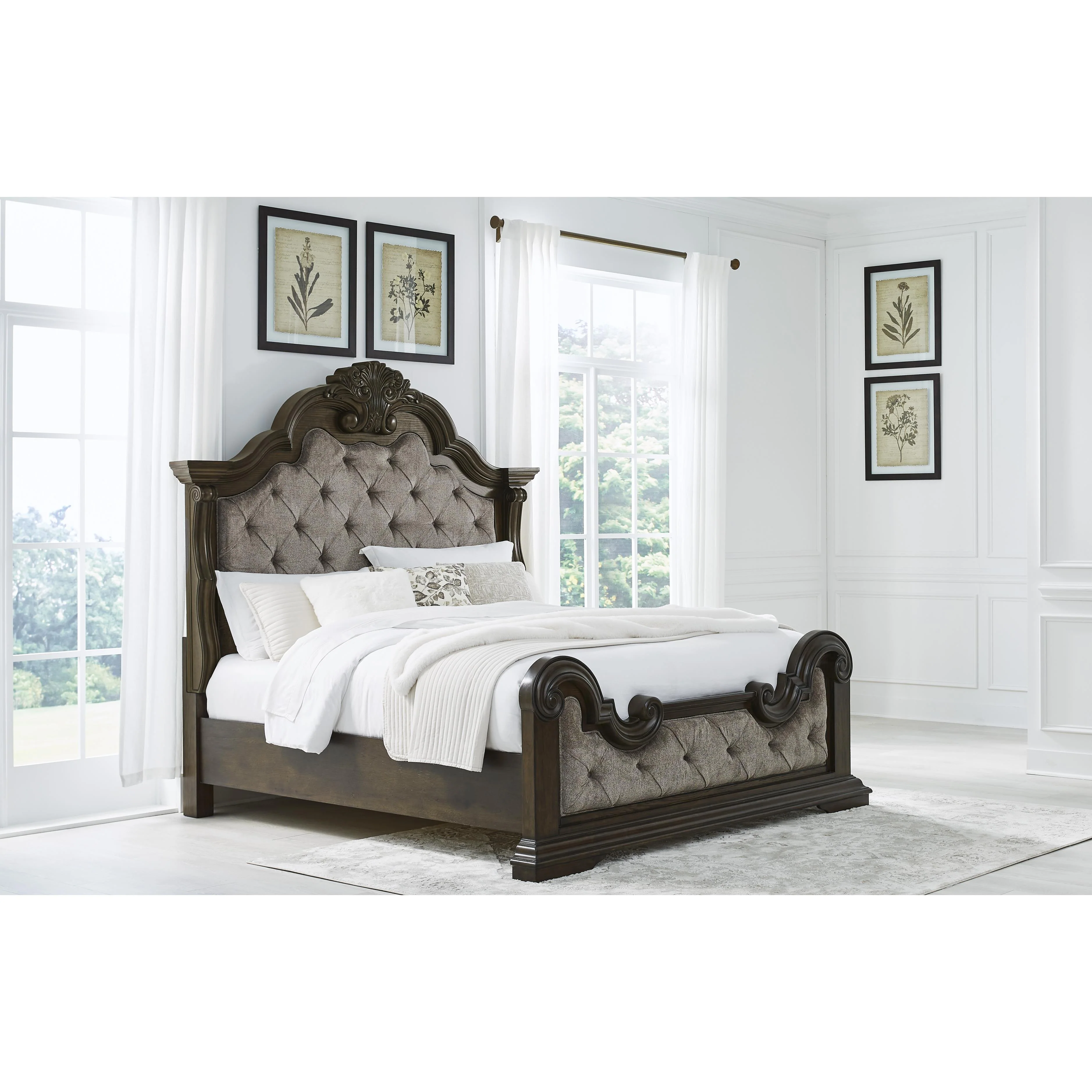 Signature Design by Ashley Maylee B947B5 California King Upholstered Bed - Image 5