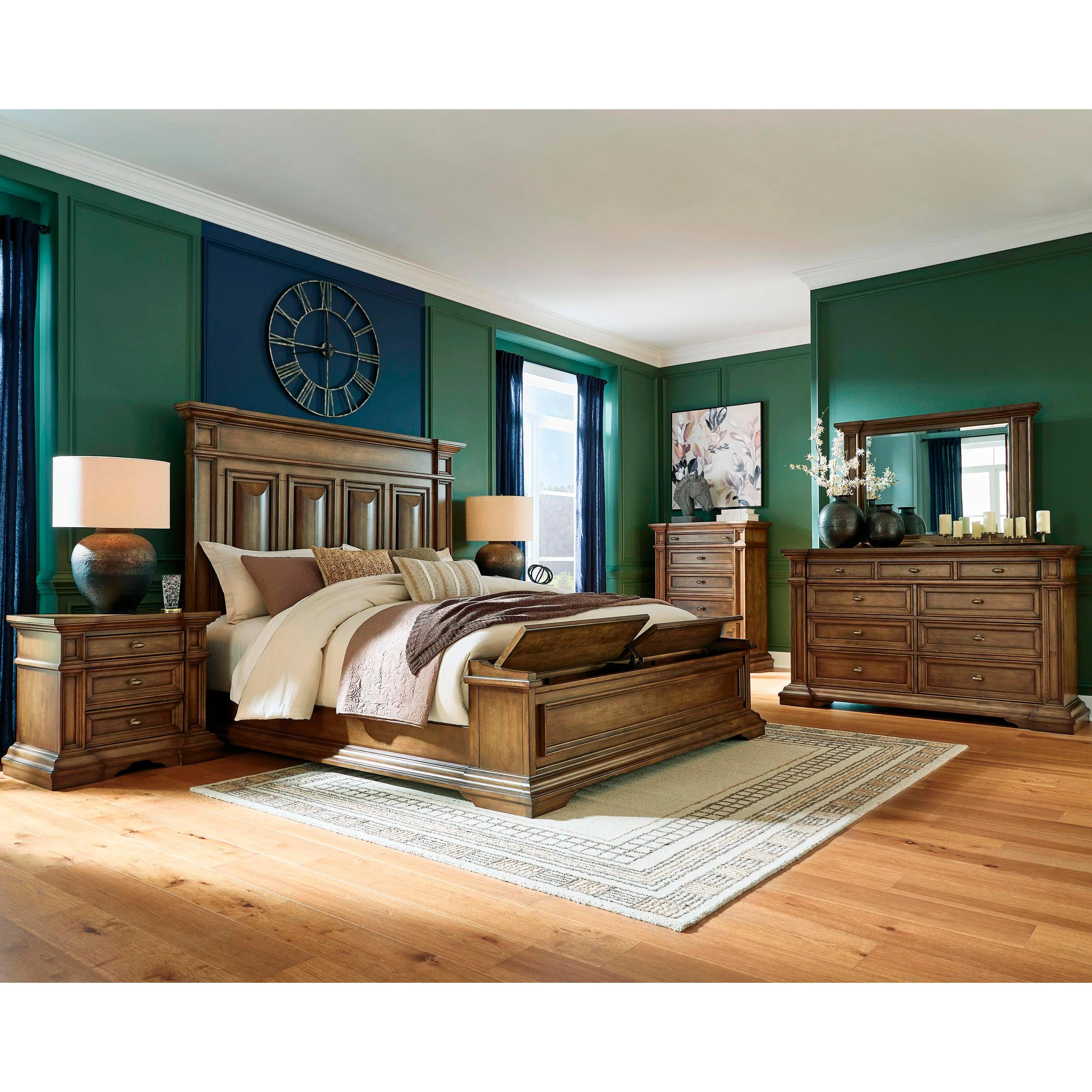 Signature Design by Ashley Frantanna PCB949B9 California King Panel Storage Bed - Image 11