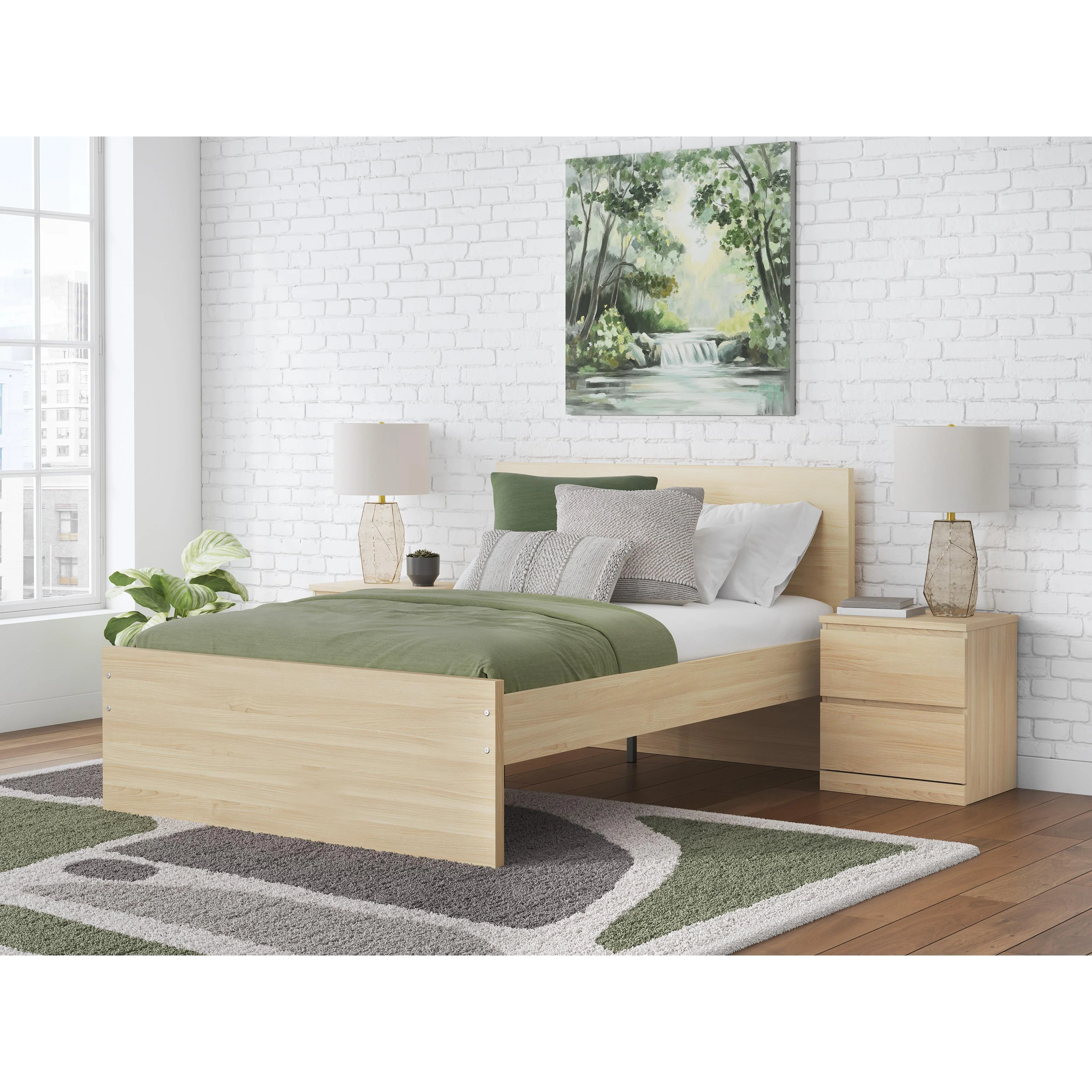 Signature Design by Ashley Onita EB9632B5 Full Panel Platform Bed - Image 5