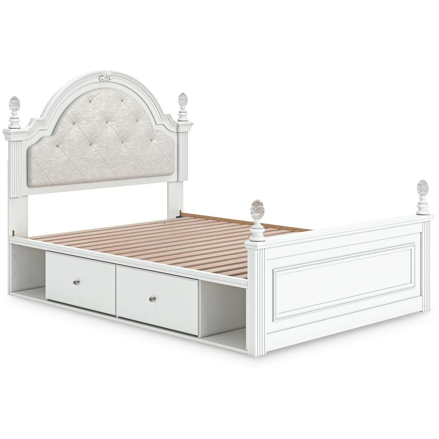 Signature Design by Ashley Kozlani Full Upholstered Panel Bed with Storage B100-12/PCB1819-187/PCB1819-50/PCB1819-50/PCB1819-84 - Image 5