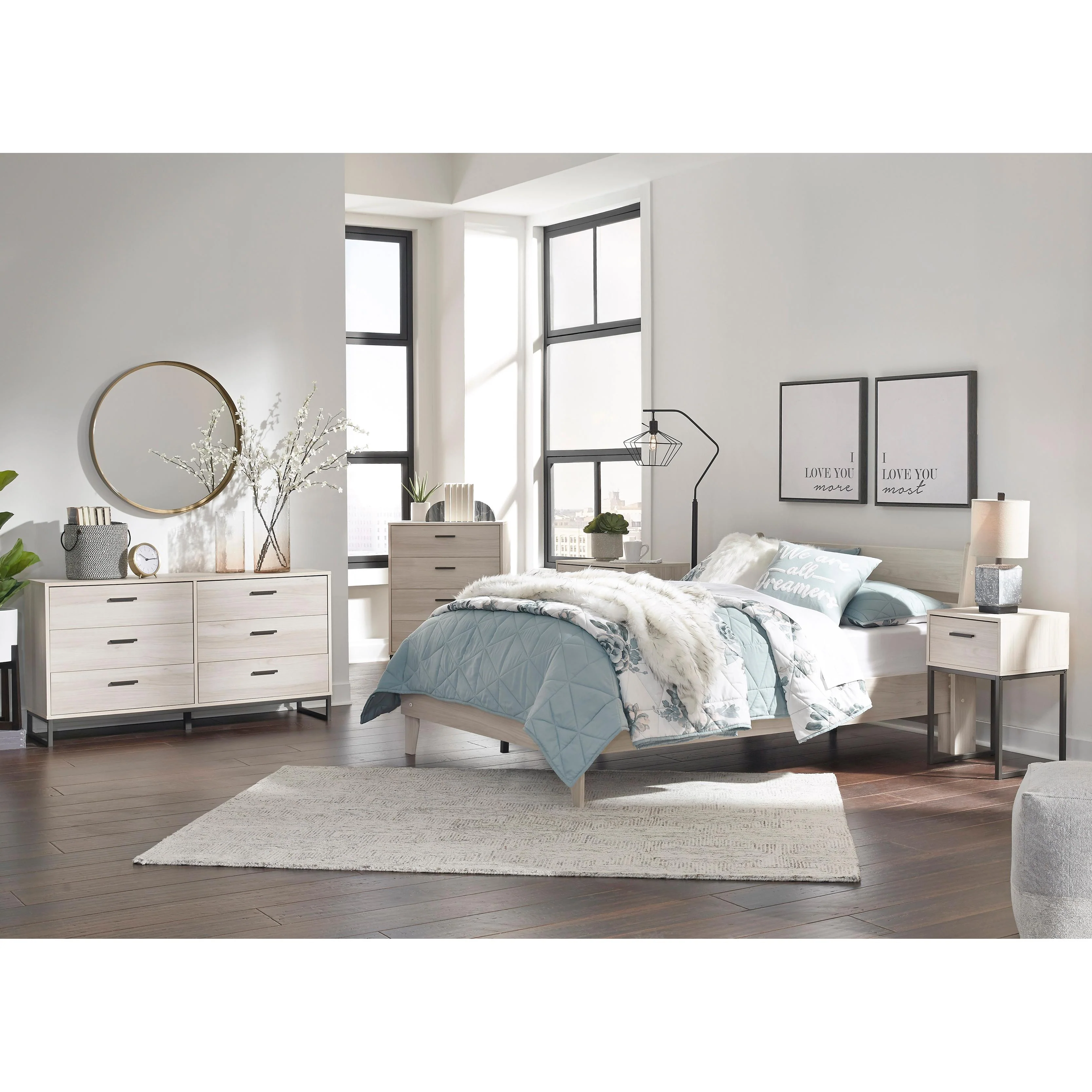 Signature Design by Ashley Socalle EB1864B2 Full Panel Platform Bed - Image 8