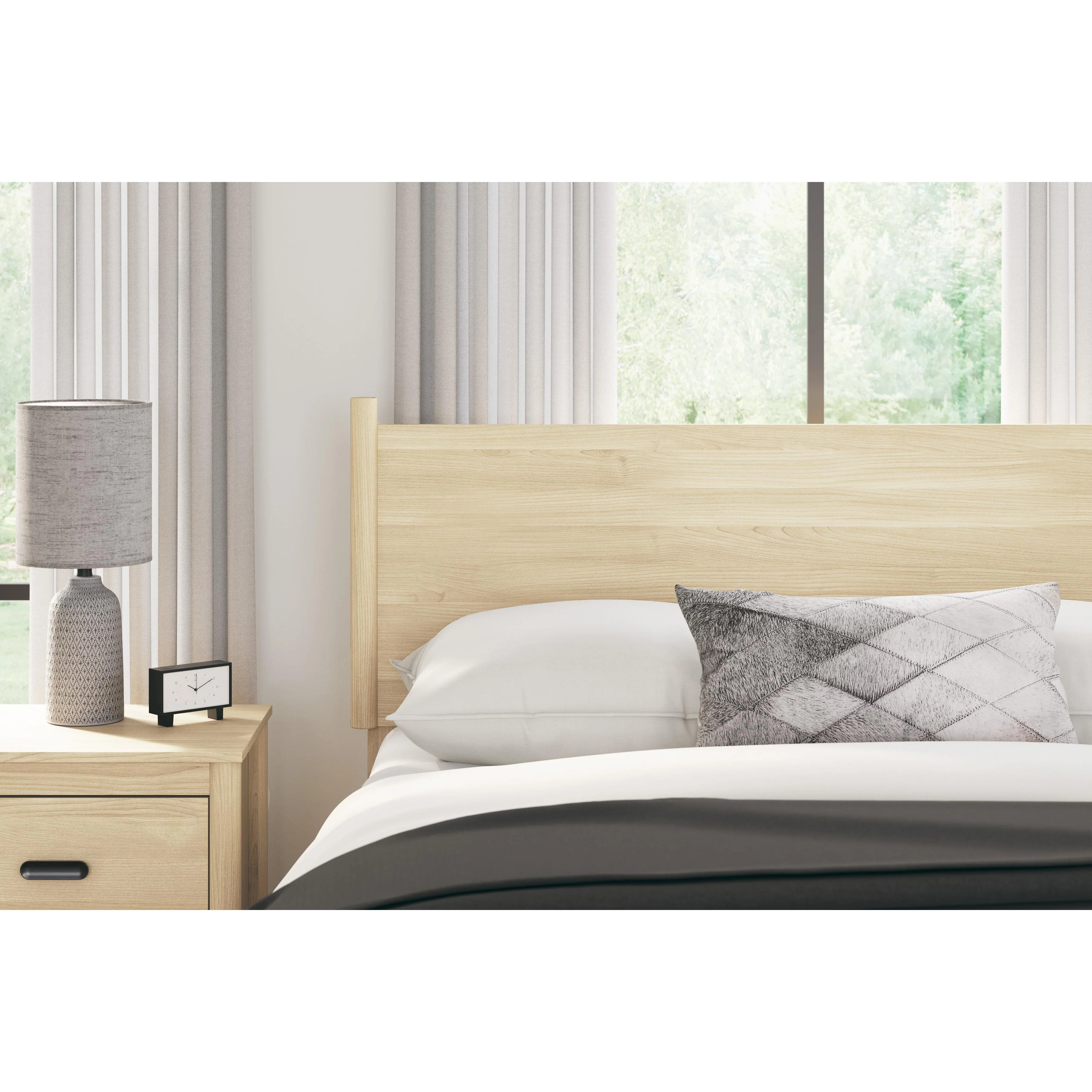 Signature Design by Ashley Cabinella EB2444B1 Full Platform Panel Bed - Image 7