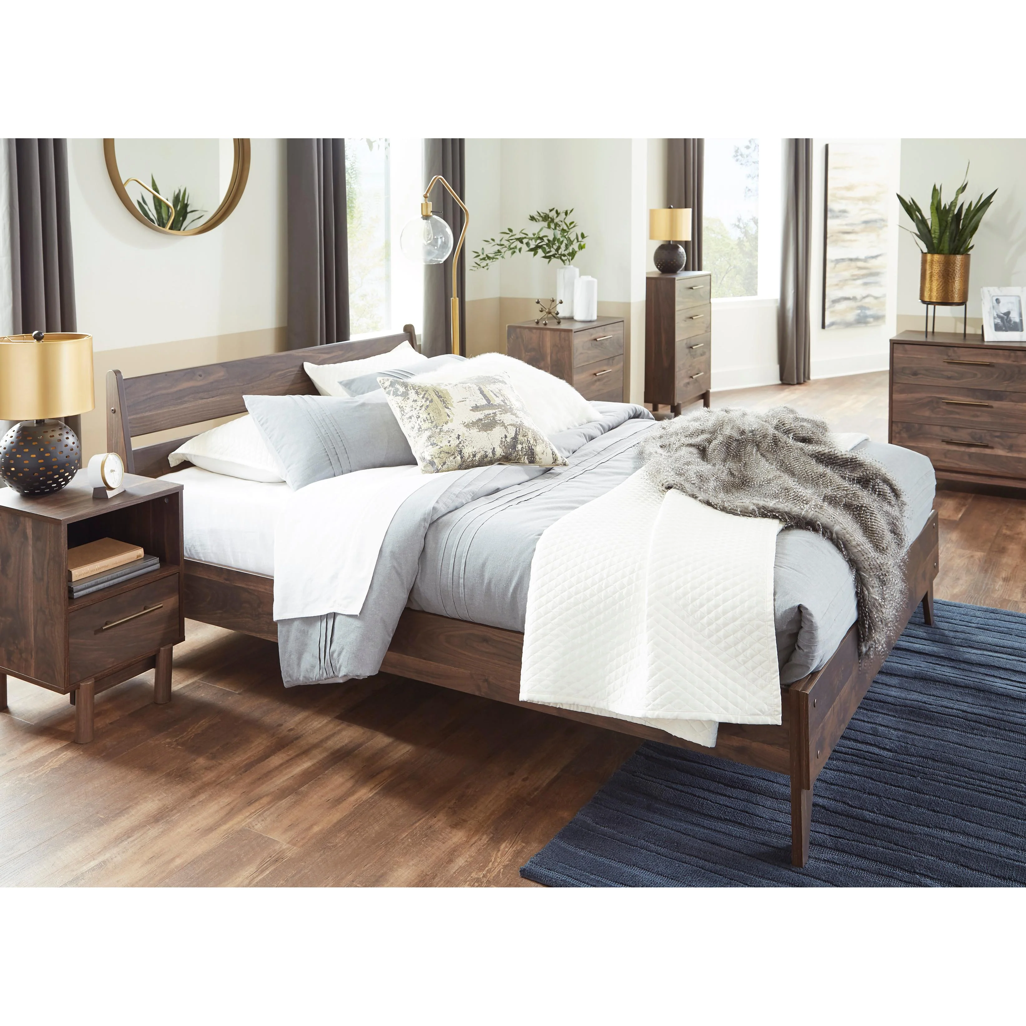 Signature Design by Ashley Calverson EB3660B2 Full Panel Platform Bed - Image 6