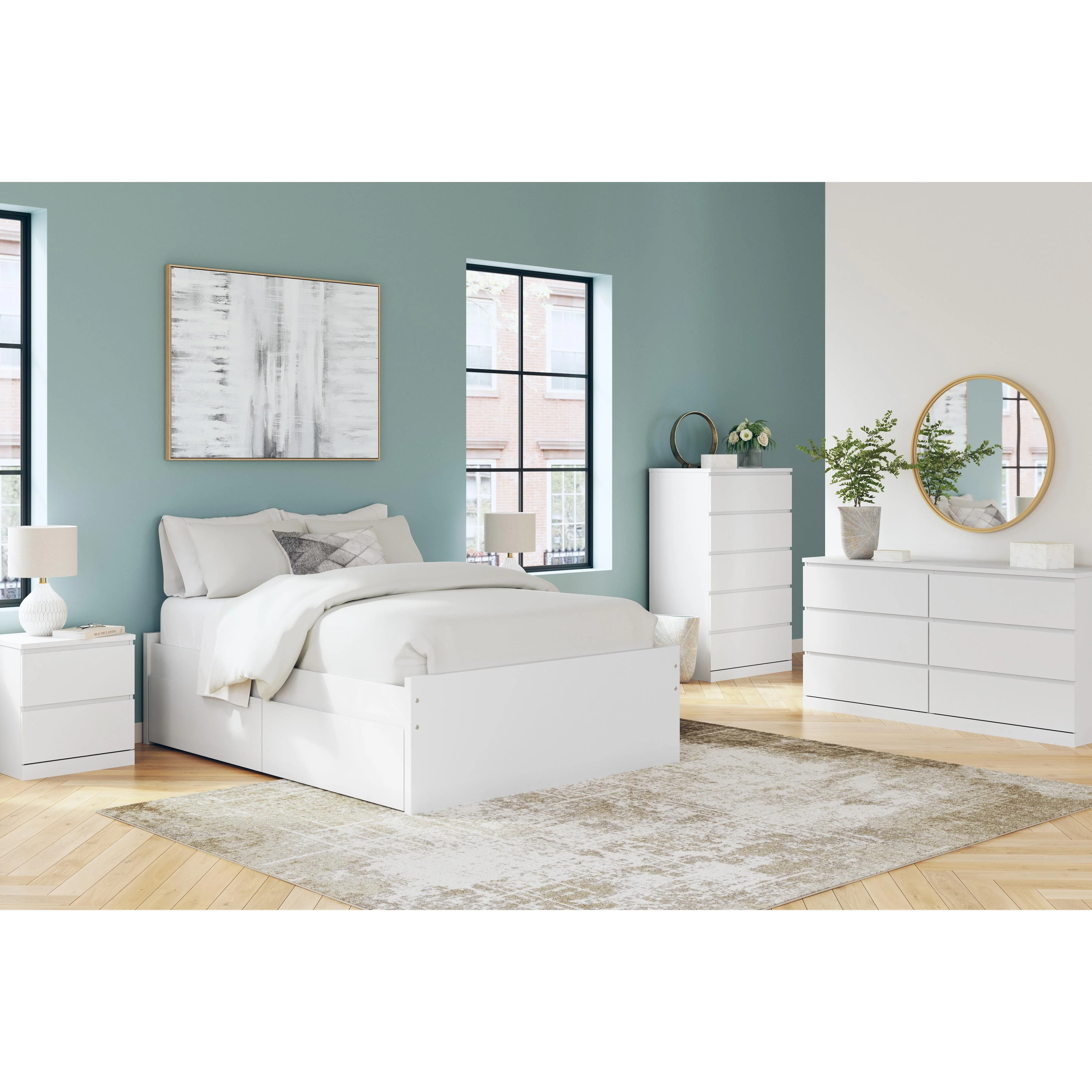 Signature Design by Ashley Onita EB9630B11 Full Panel Platform Bed with 1 Side Storage - Image 10