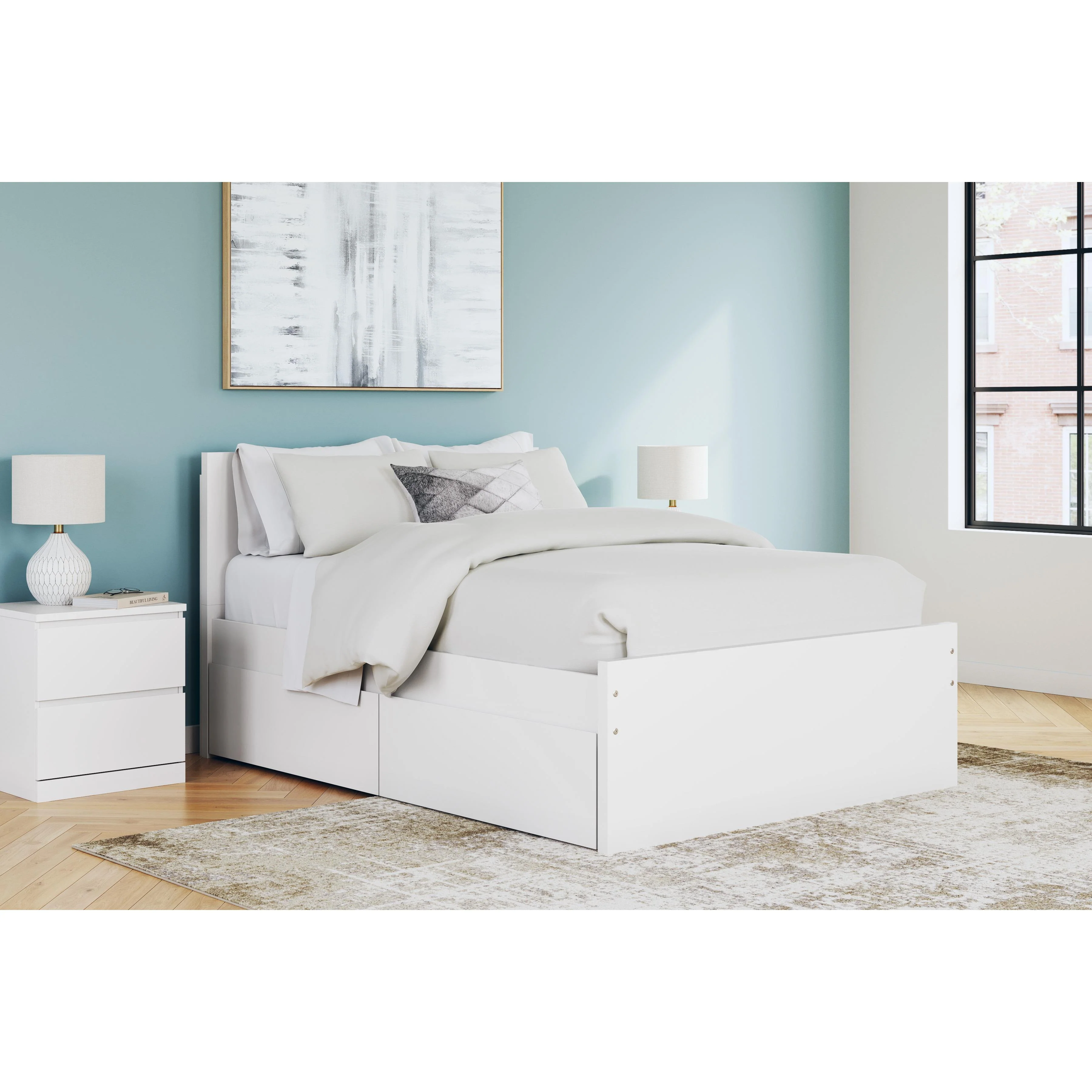 Signature Design by Ashley Onita EB9630B9 Full Platform Bed with 1 Side Storage - Image 9