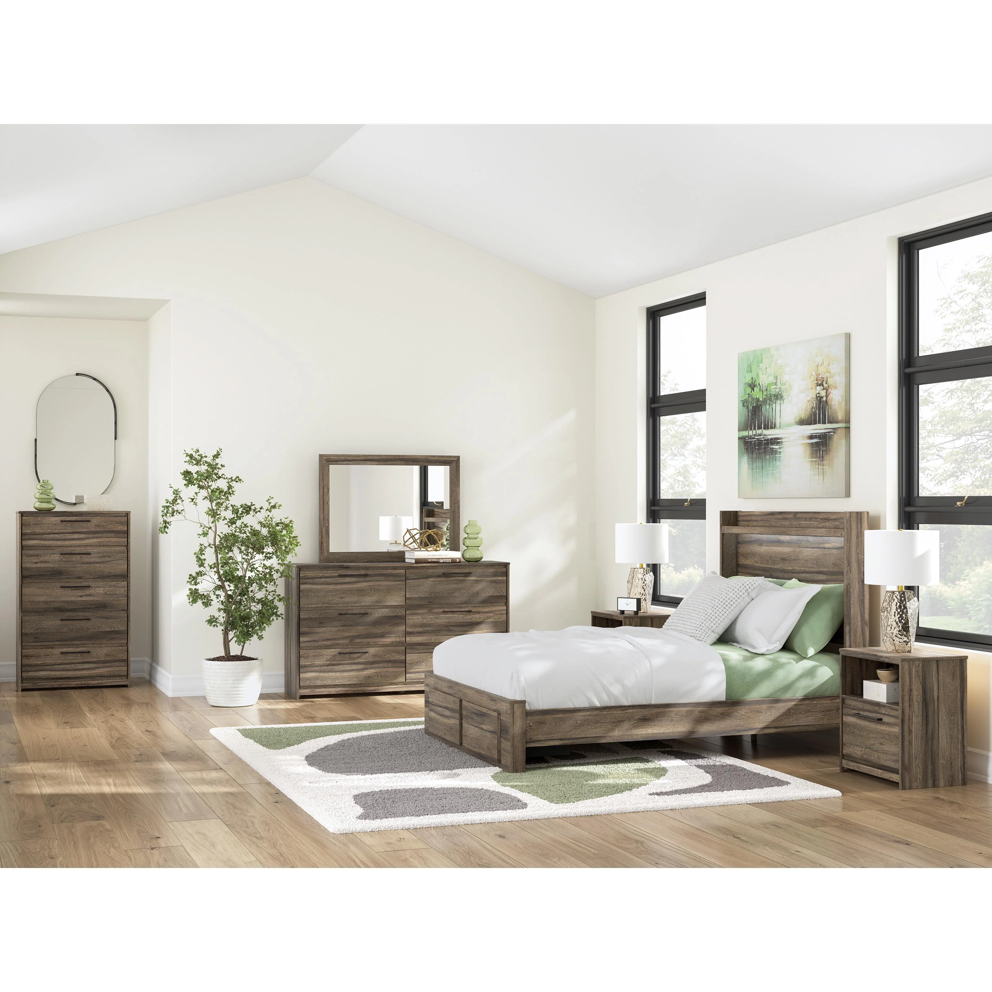 Signature Design by Ashley Elbrim PCB2005B10 Full Panel Storage Bed - Image 8