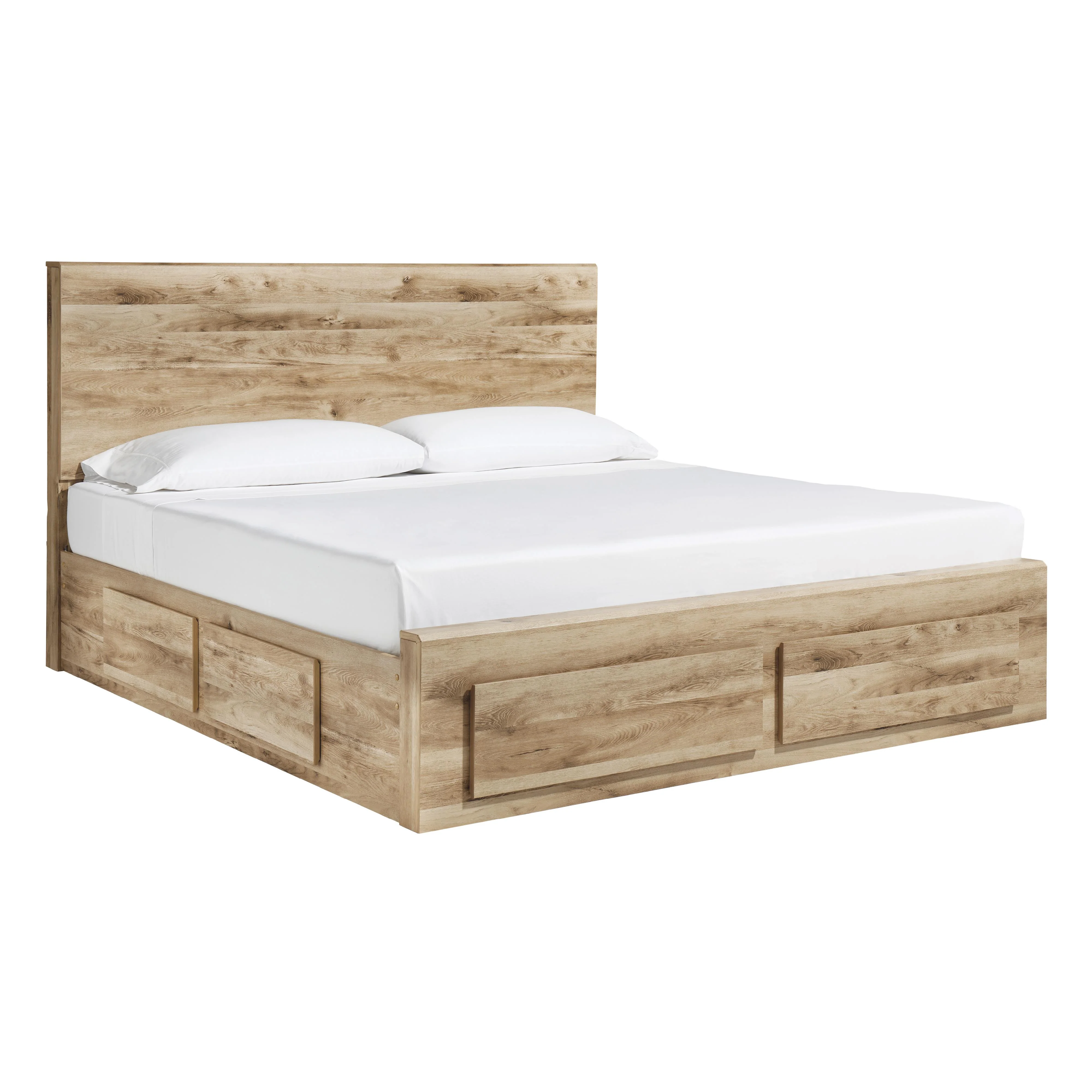 Signature Design by Ashley Hyanna B1050B13 King Panel Storage Bed with 2 Under Bed Storage Drawers