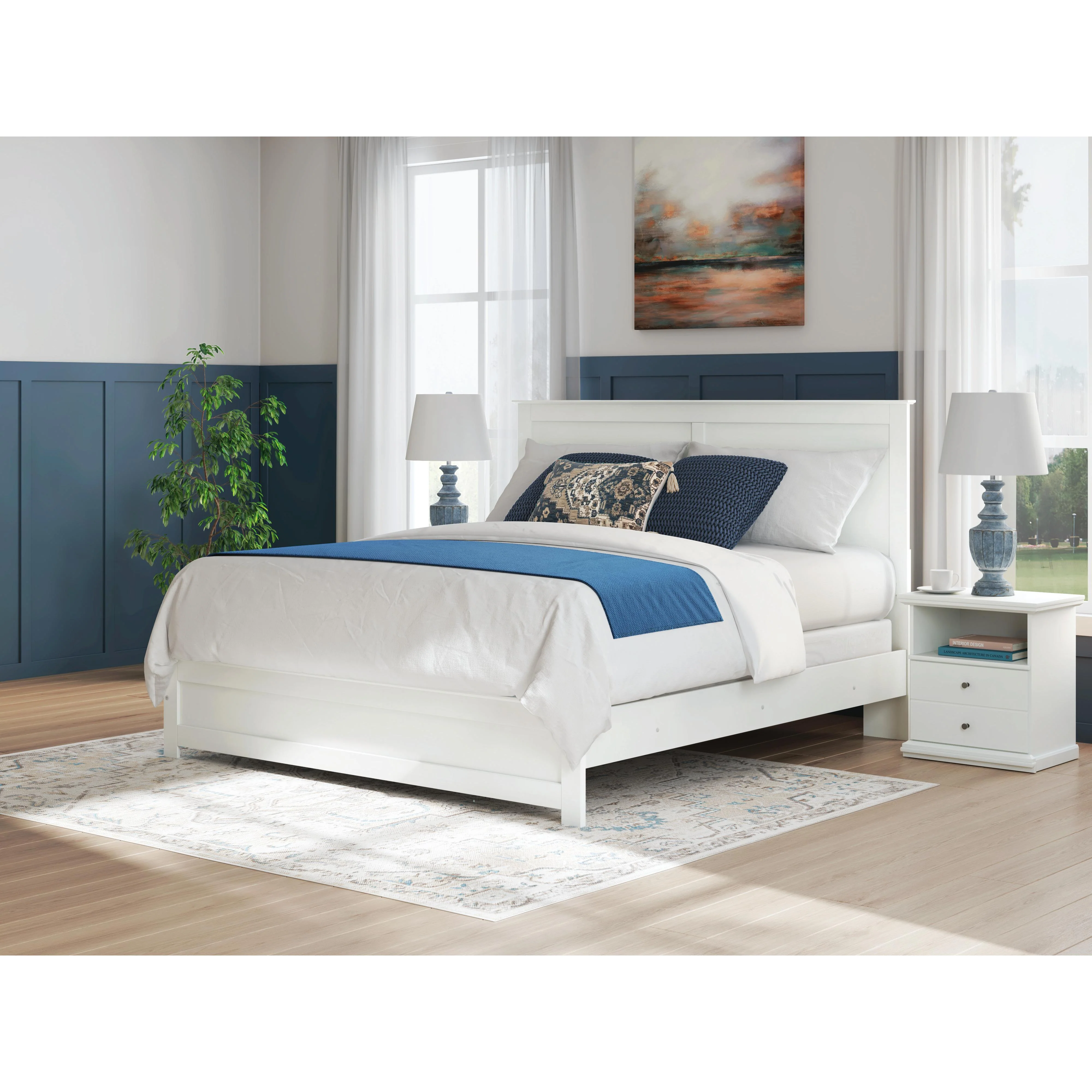 Signature Design by Ashley Bostwick Shoals B139B47 King Panel Bed - Image 5