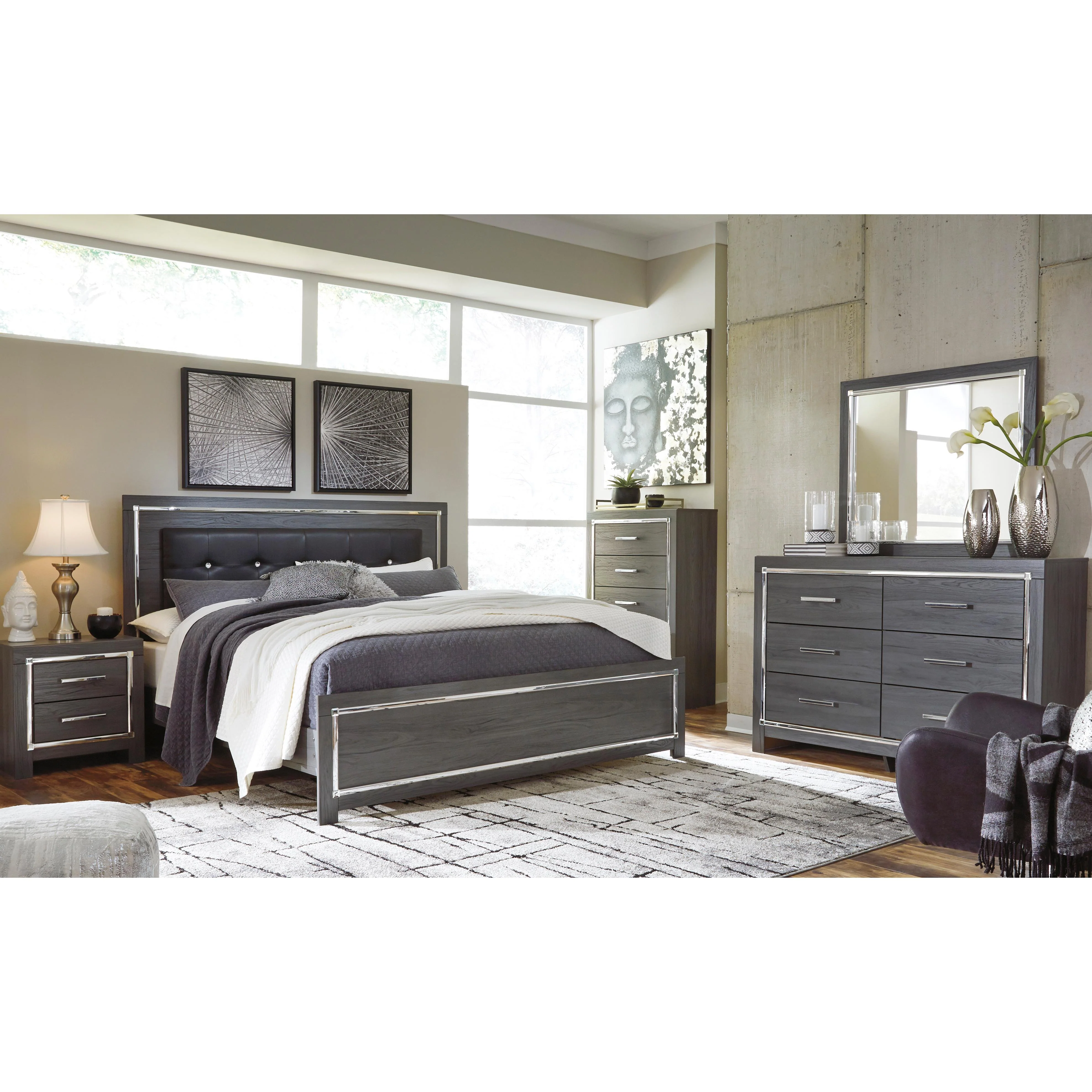 Signature Design by Ashley Lodanna King Panel Bed B214-58/B214-56/B214-97 - Image 8