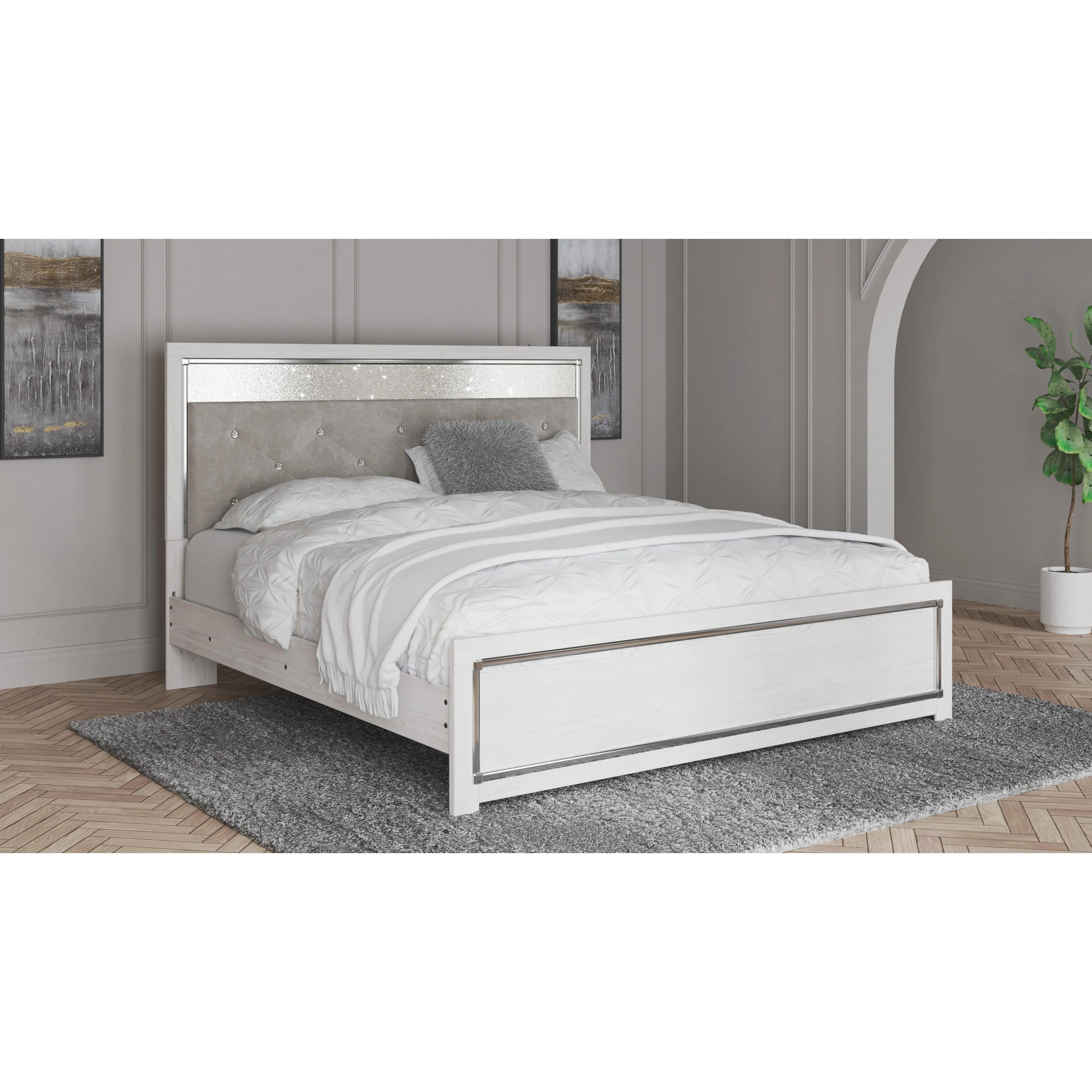 Signature Design by Ashley Altyra B2640B50 King Panel Bed - Image 5