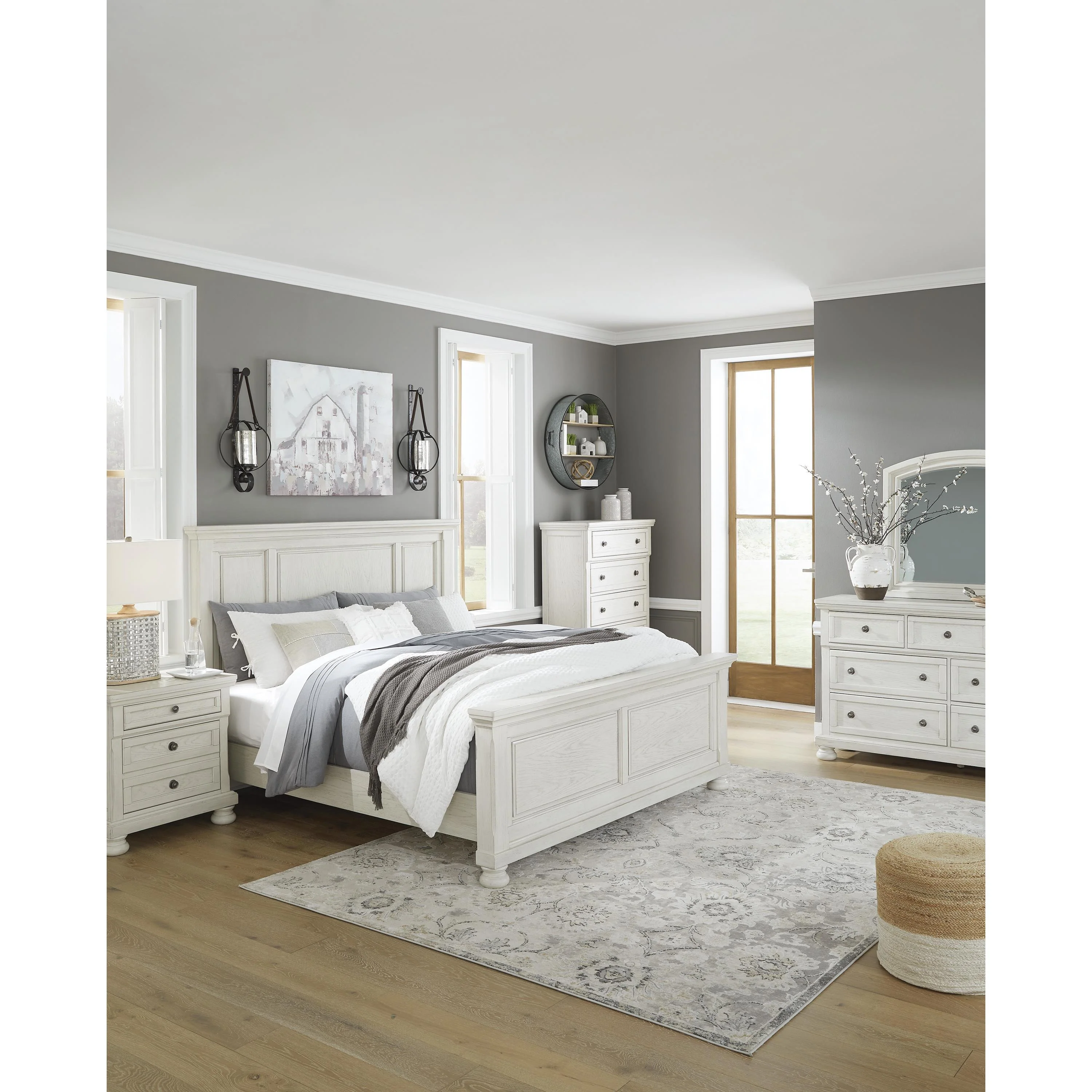 Signature Design by Ashley Robbinsdale B742B6 King Panel Bed - Image 6