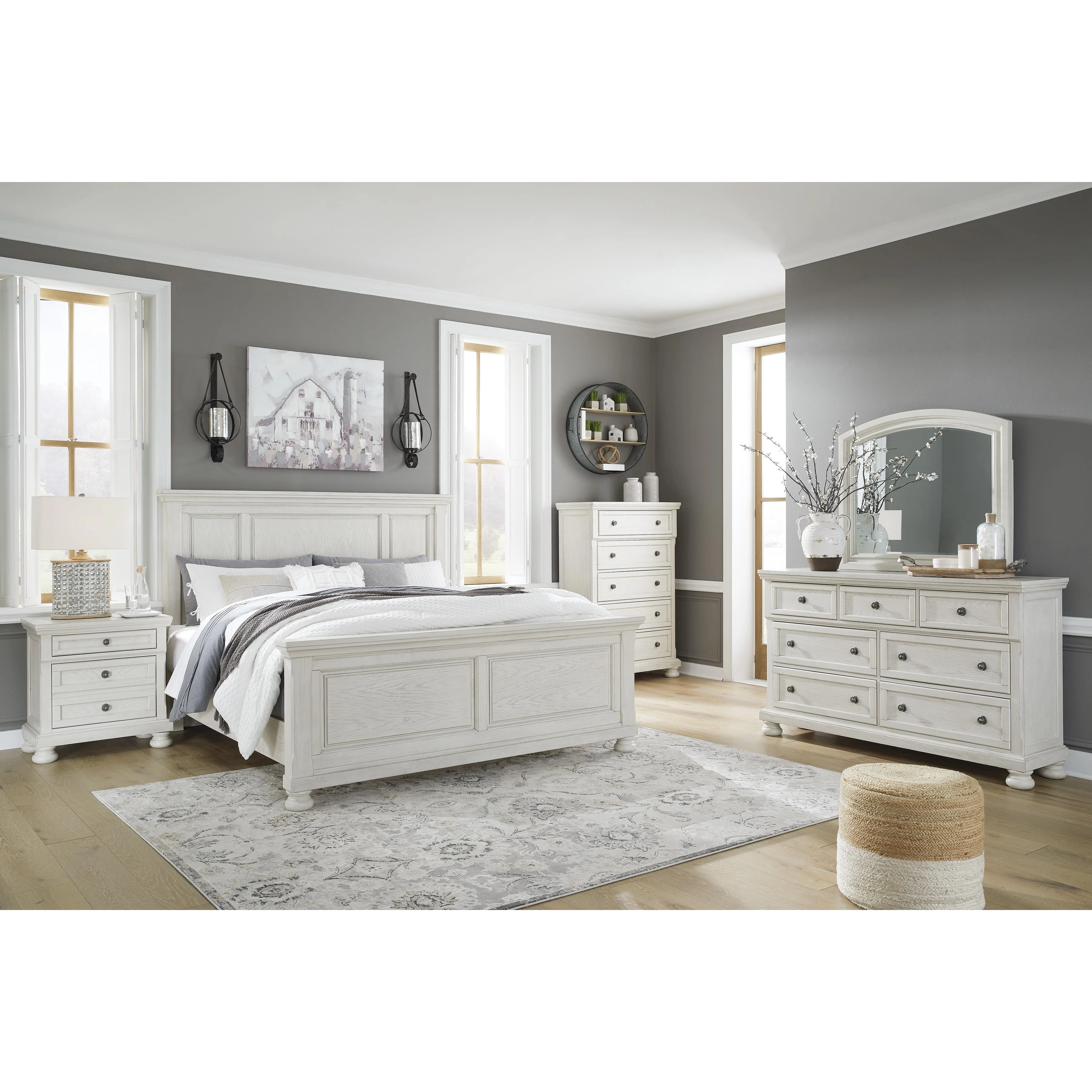 Signature Design by Ashley Robbinsdale B742B6 King Panel Bed - Image 8