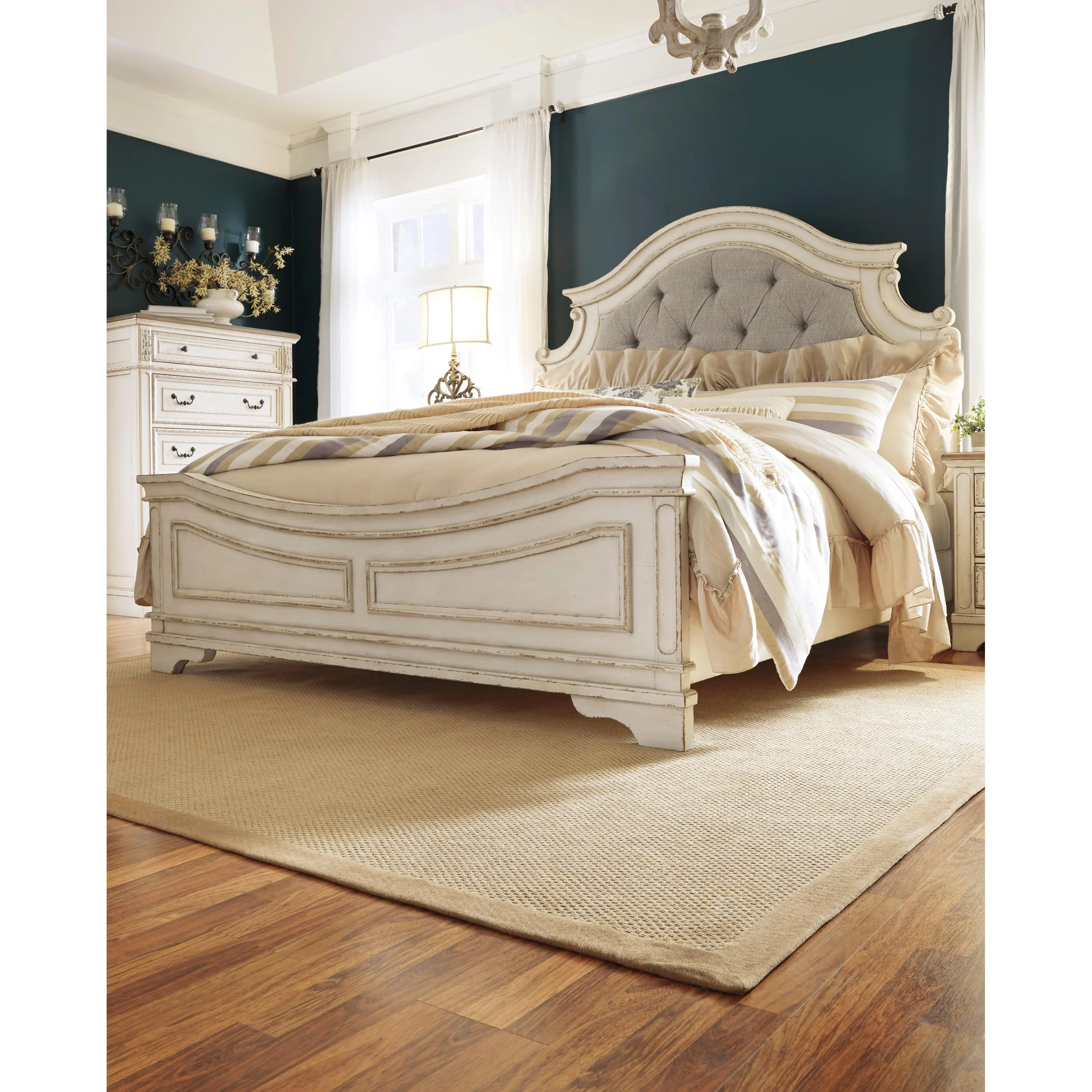 Signature Design by Ashley Realyn King Upholstered Panel Bed B743-58/B743-56/B743-97 - Image 6