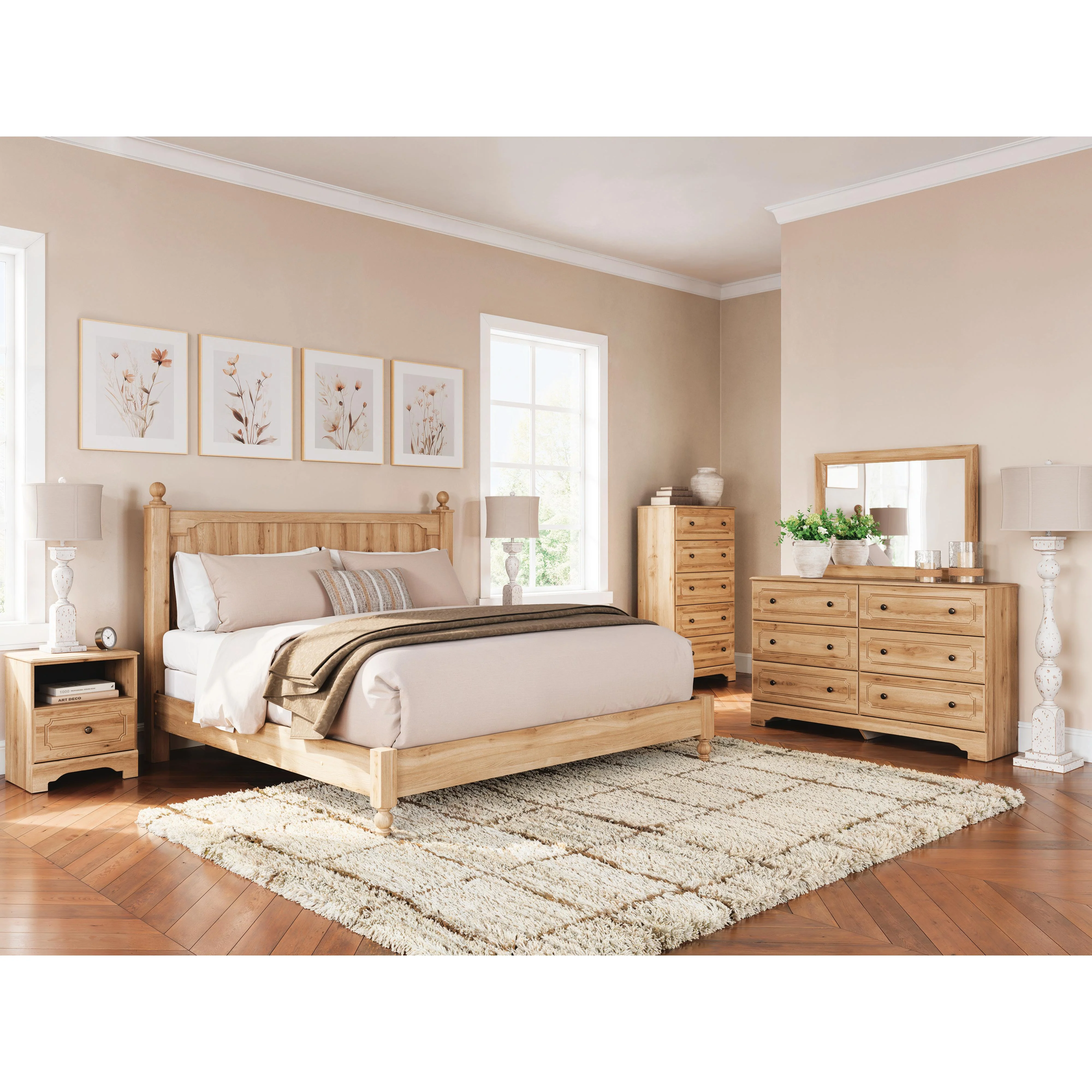 Signature Design by Ashley Aleaport PCB1075B8 King Panel Bed - Image 7