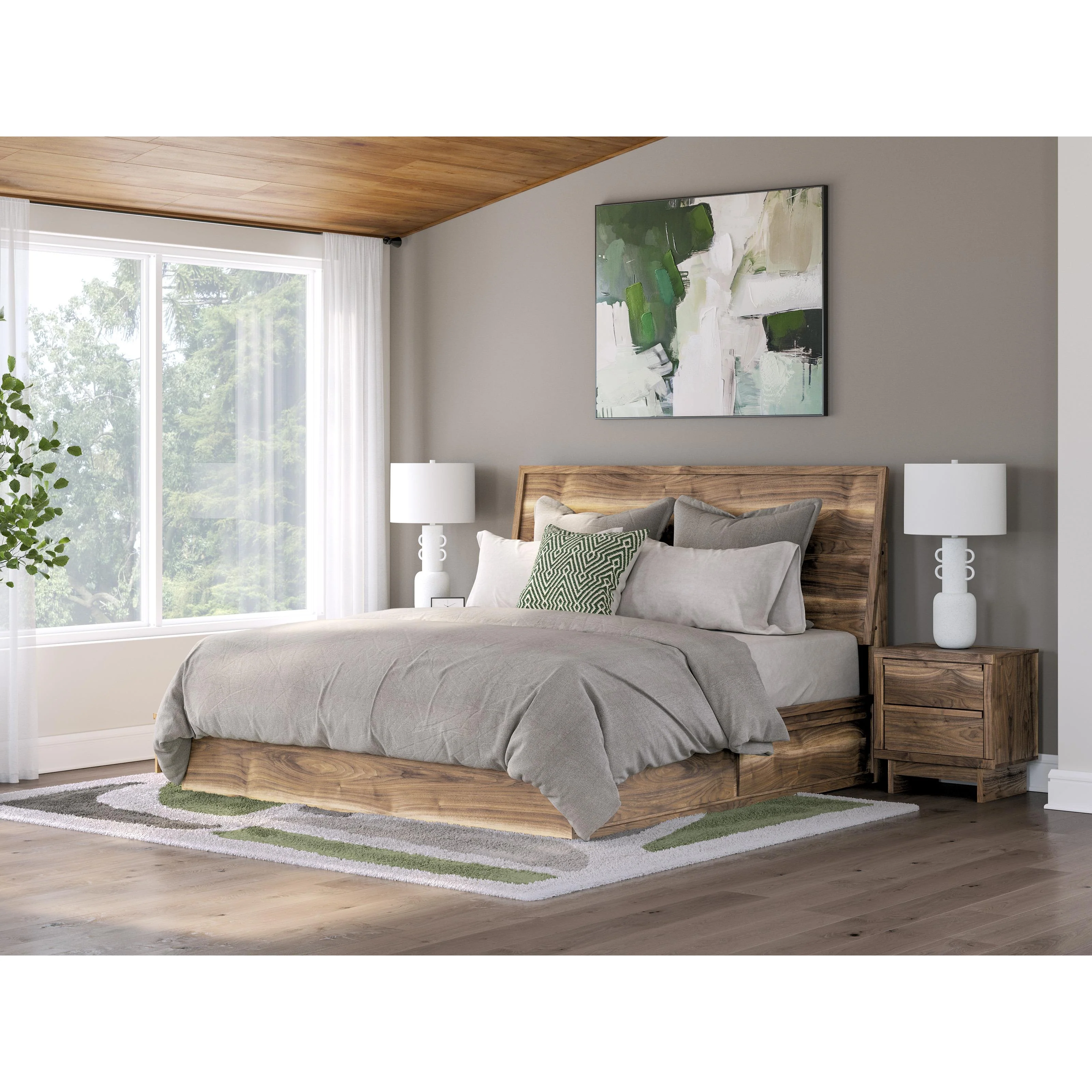 Signature Design by Ashley Chirason PCB3367B14 King Panel Bed with Storage - Image 9