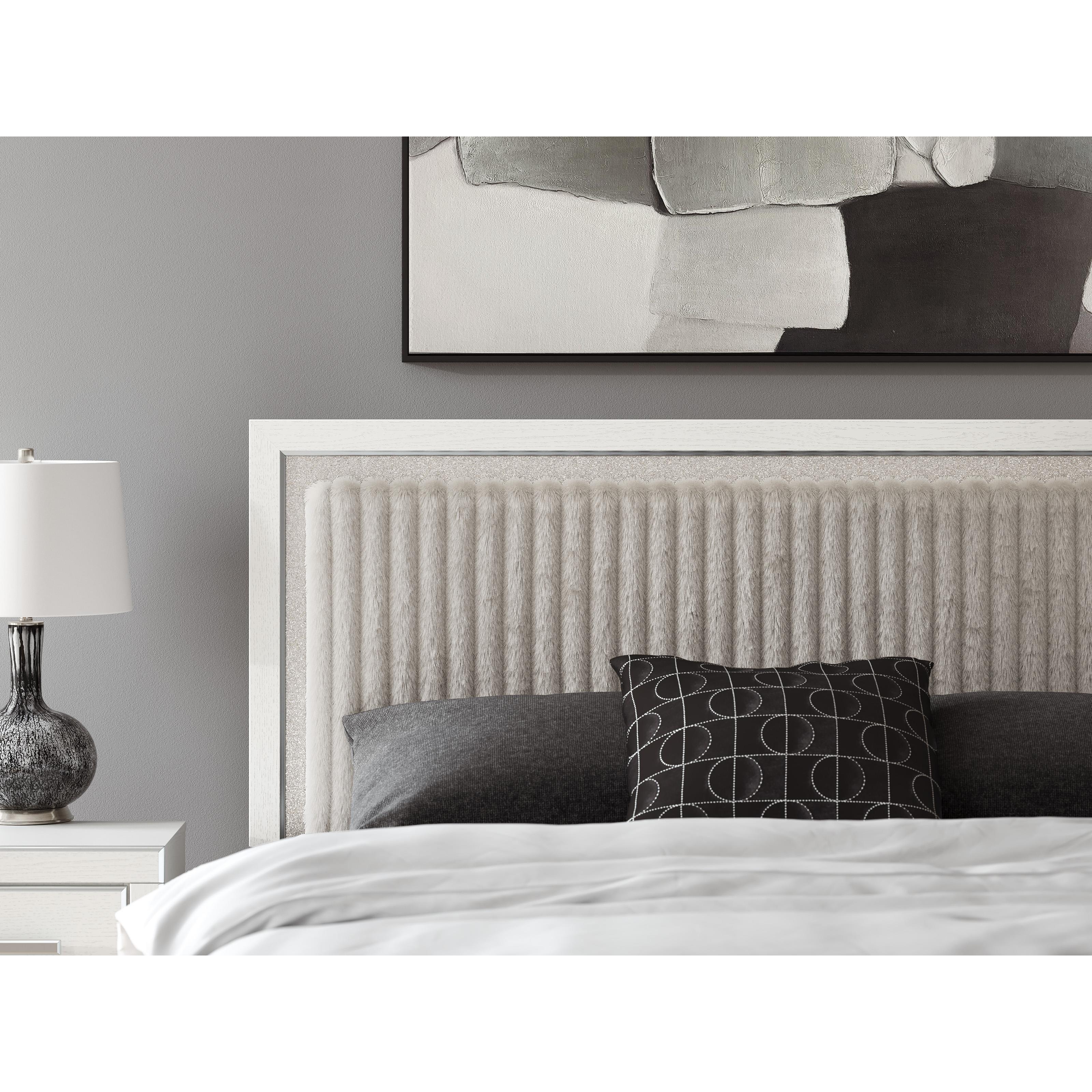Signature Design by Ashley Zuraleus PCB3381B9 King Upholstered Panel Storage Bed - Image 6