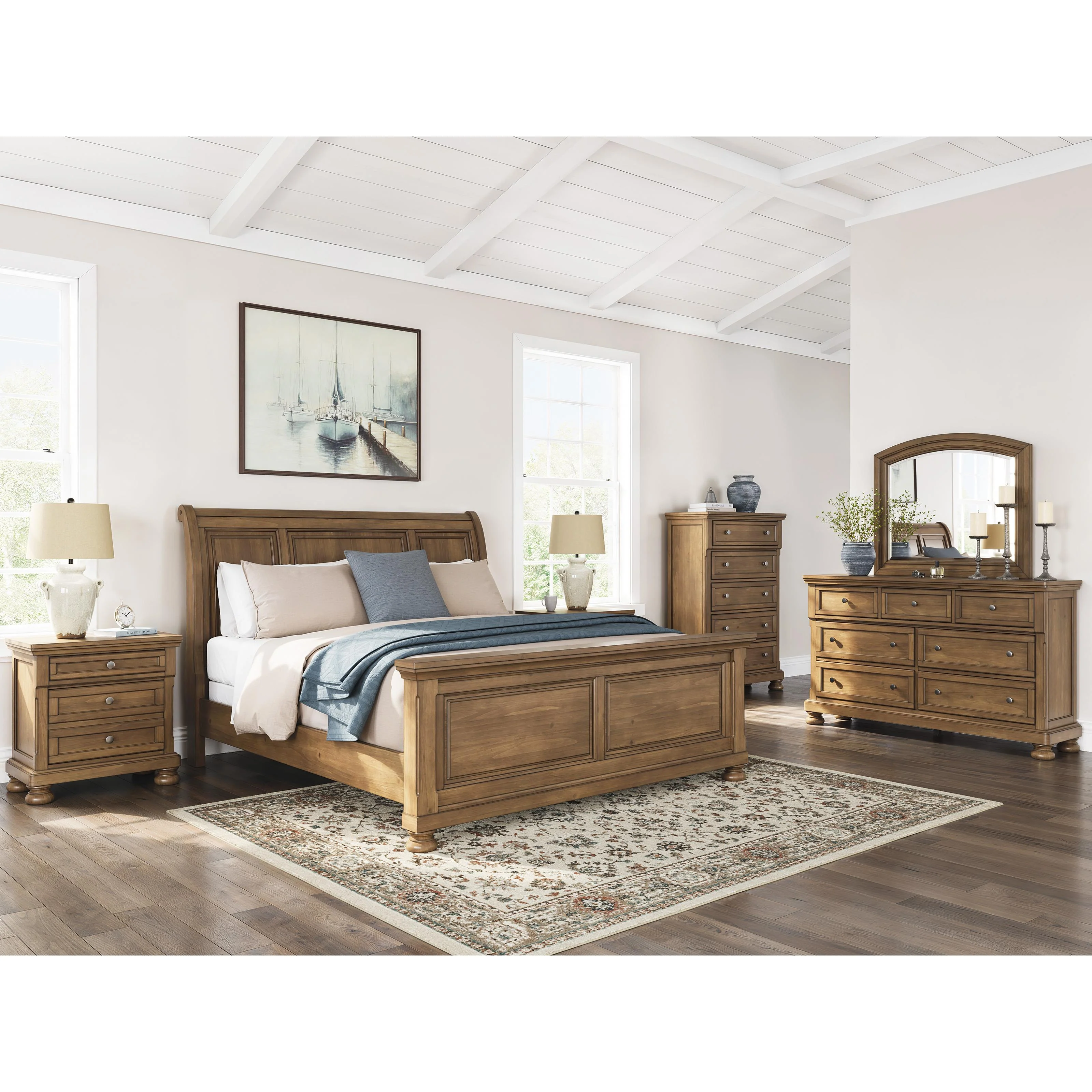 Signature Design by Ashley Feddinger PCB779B15 King Sleigh Bed - Image 8