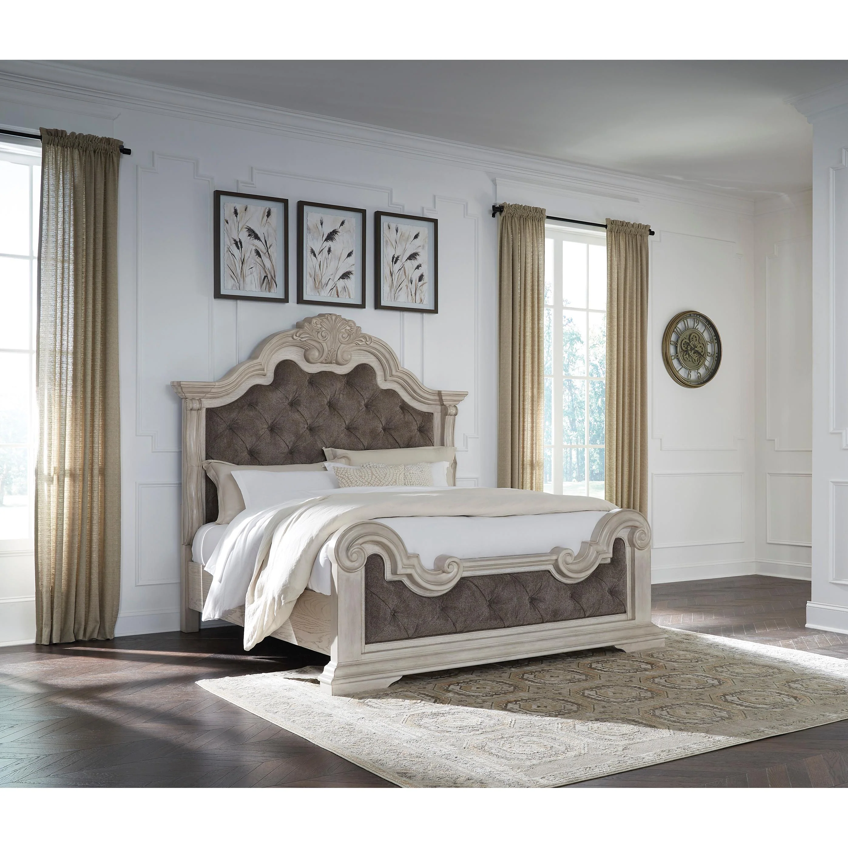 Signature Design by Ashley Bruchandi PCB948B4 King Upholstered Panel Bed - Image 5
