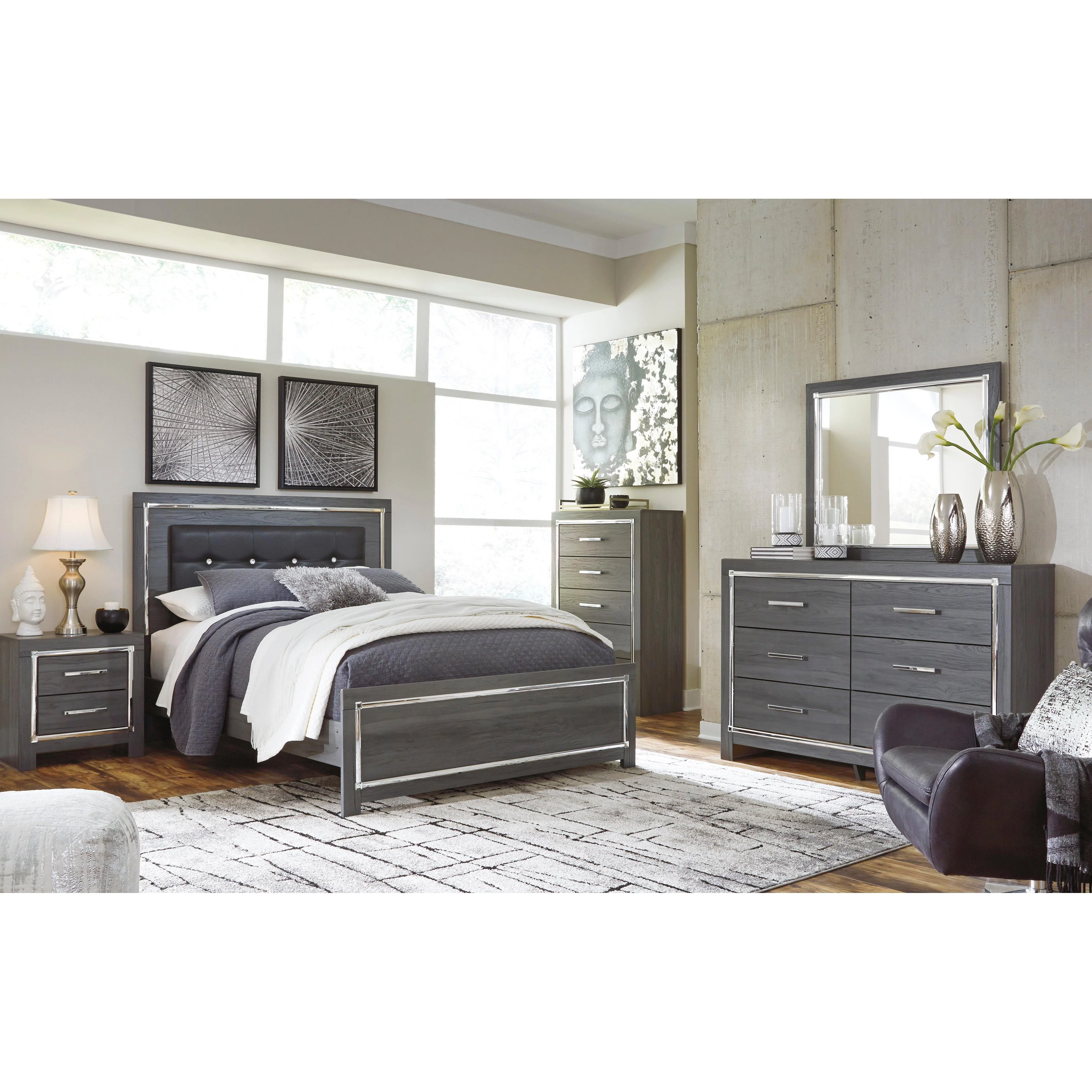 Signature Design by Ashley Lodanna B214B14 Queen Panel Bed - Image 7