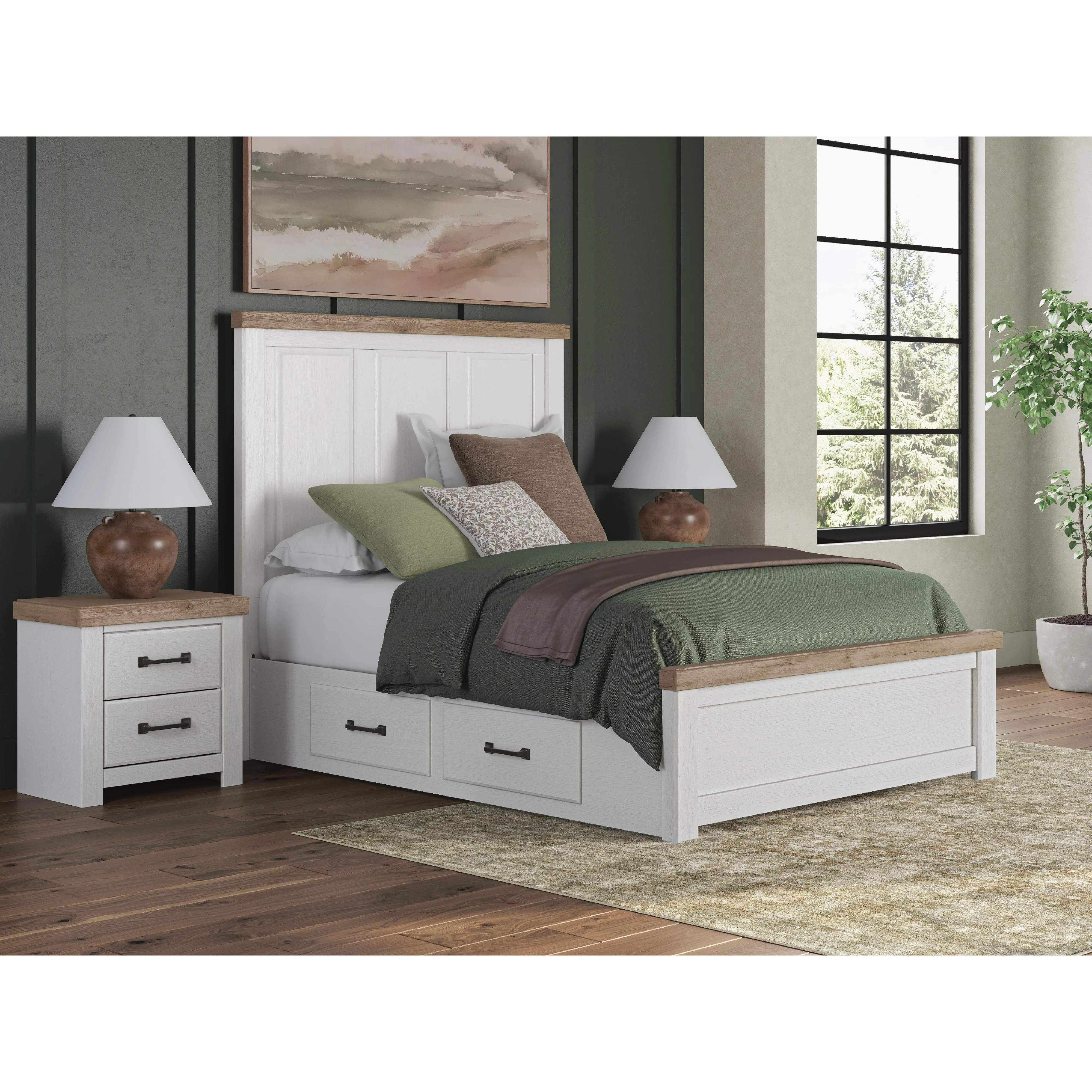 Signature Design by Ashley Savonport Queen Panel Bed with Storage B100-13/B4615-54/B4615-57/B4615-60/B4615-60 - Image 8