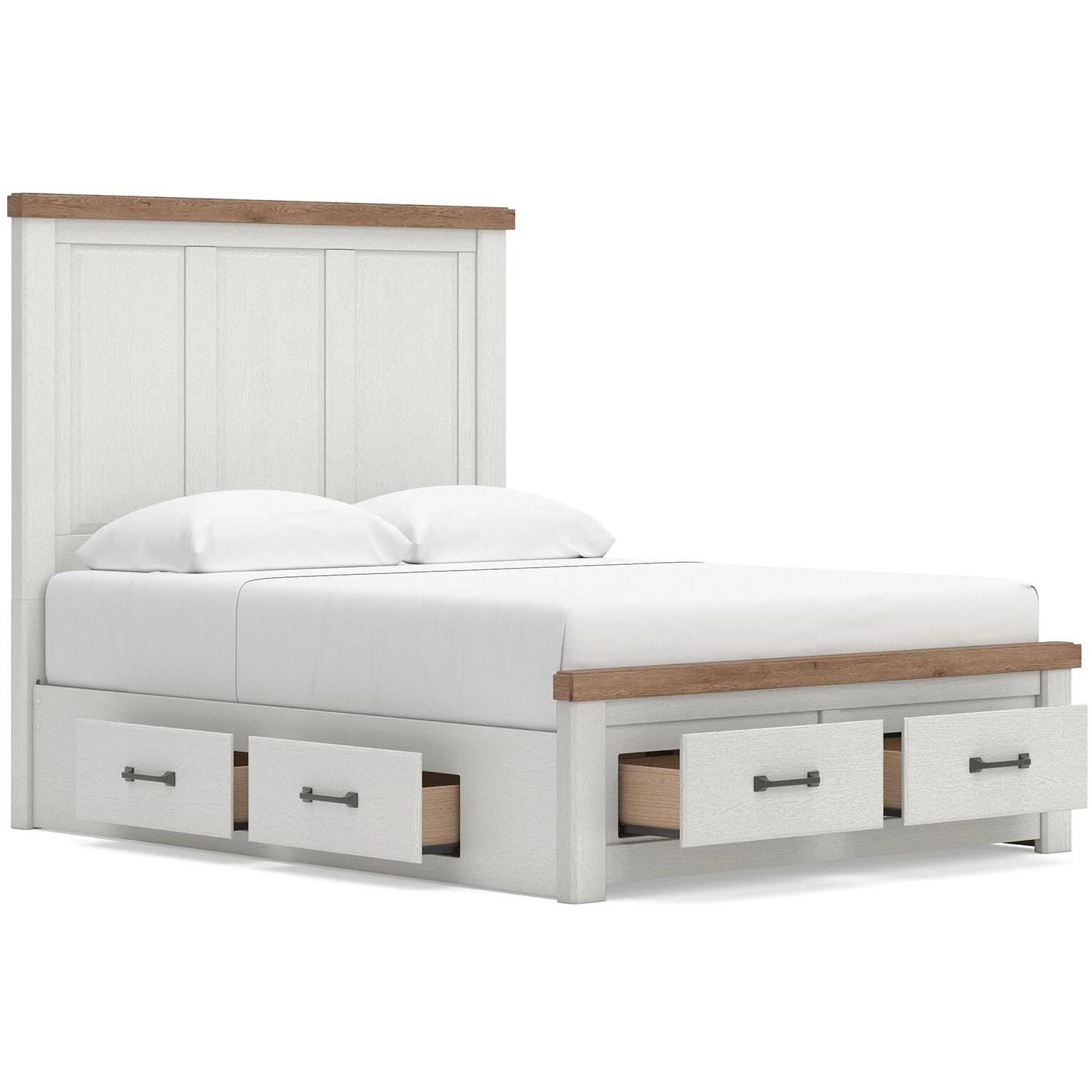 Signature Design by Ashley Savonport Queen Panel Bed with Storage B100-13/B4615-54S/B4615-57/B4615-60/B4615-60 - Image 4