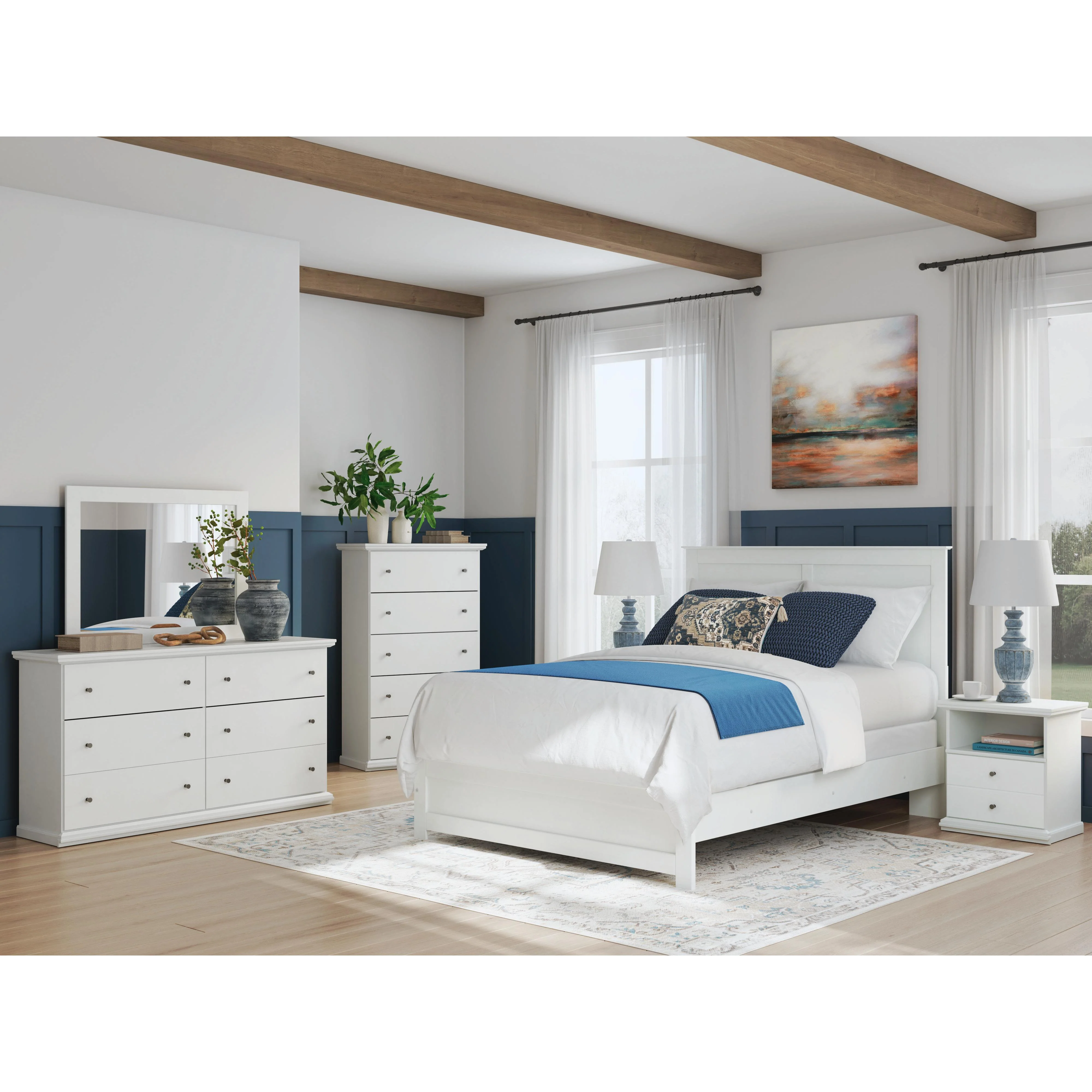 Signature Design by Ashley Bostwick Shoals B139B43 Queen Panel Bed - Image 9