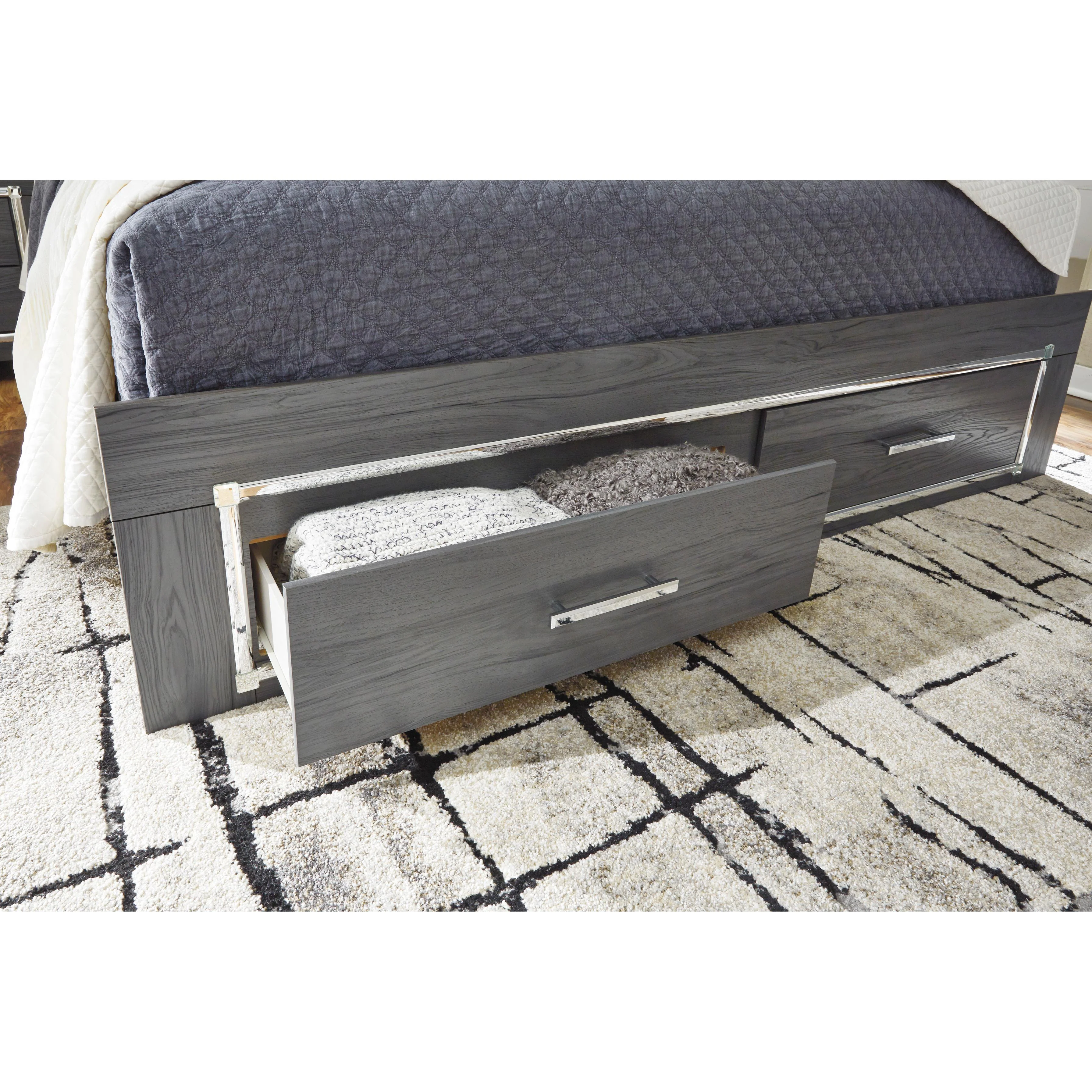 Signature Design by Ashley Lodanna Queen Panel Bed with Storage B214-57/B214-54S/B214-96 - Image 7